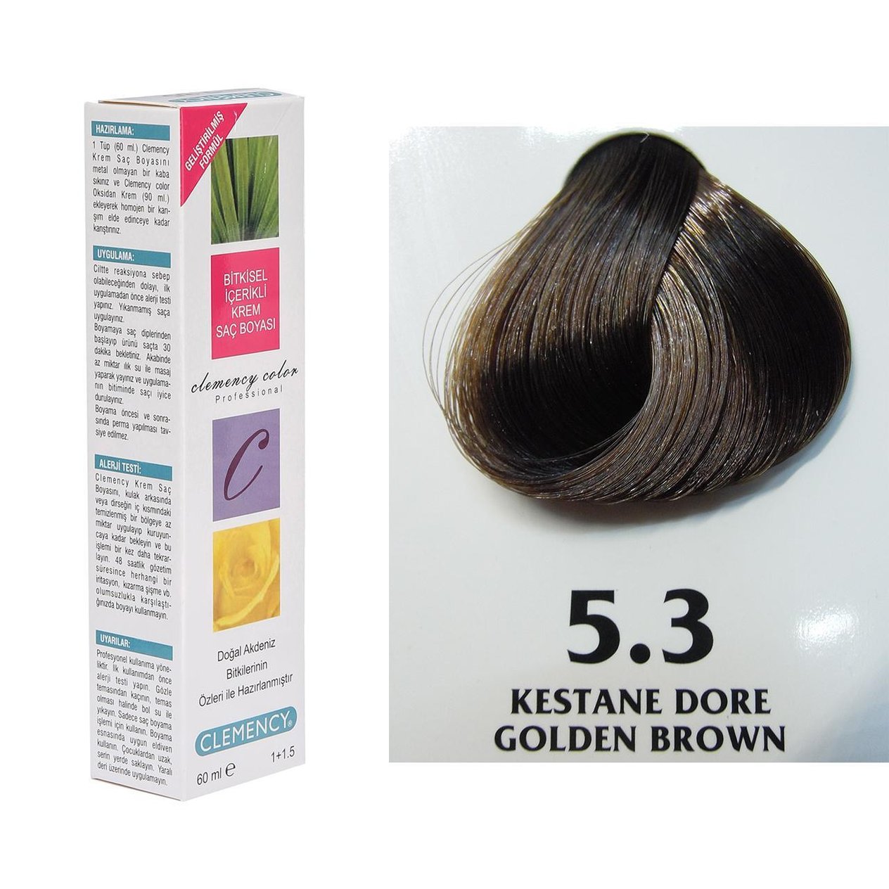 CLEMENCY TÜP BOYA 5-3 KESTANE DORE 60 ML.