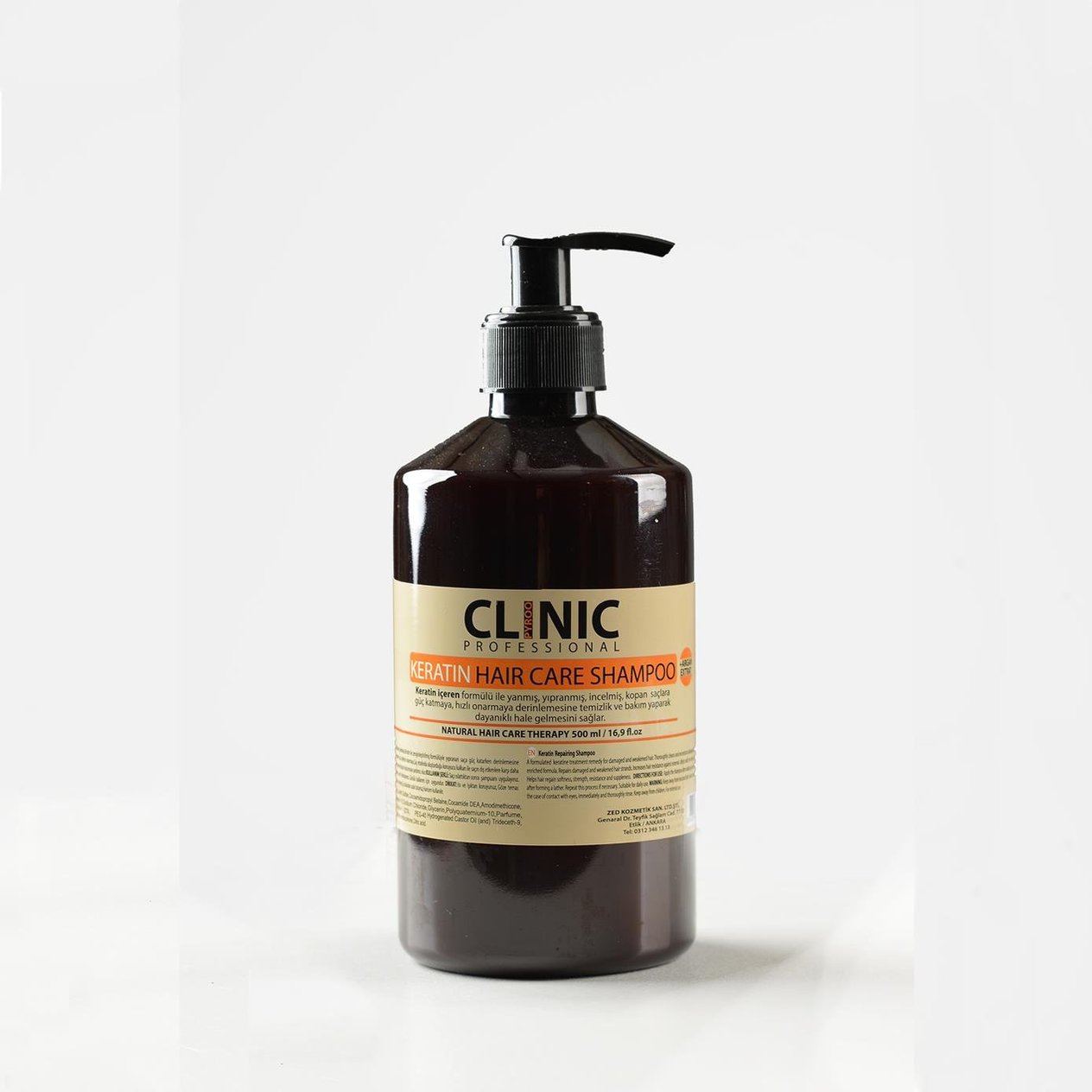 CLINIC ŞAMPUAN 500ml. KERATIN