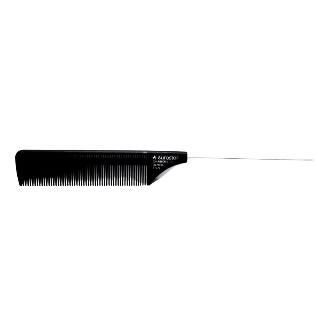 Es-110 Euro Star Carbon Black Şişli Krepe Tarak