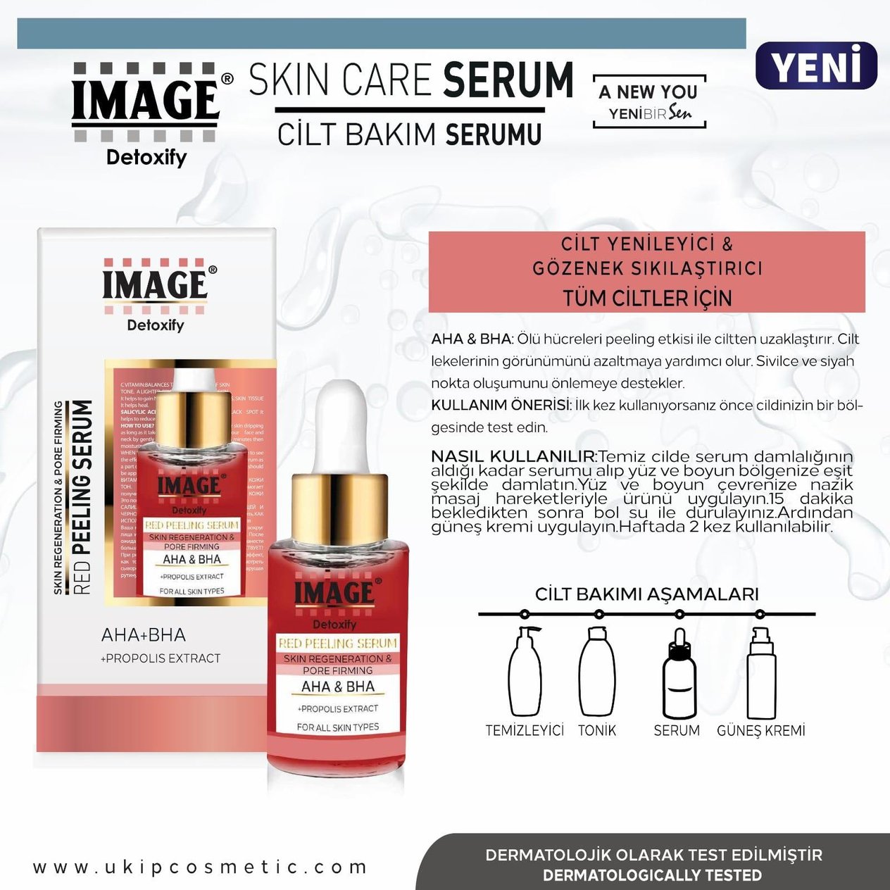 Image Cilt Serumu 30ml. AHA+BHA