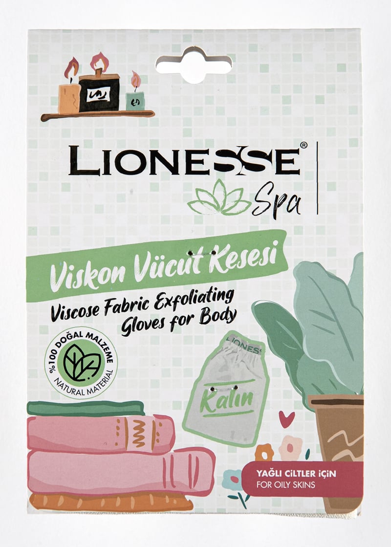 Lionesse Viskon Kalın Vücut Kese 415
