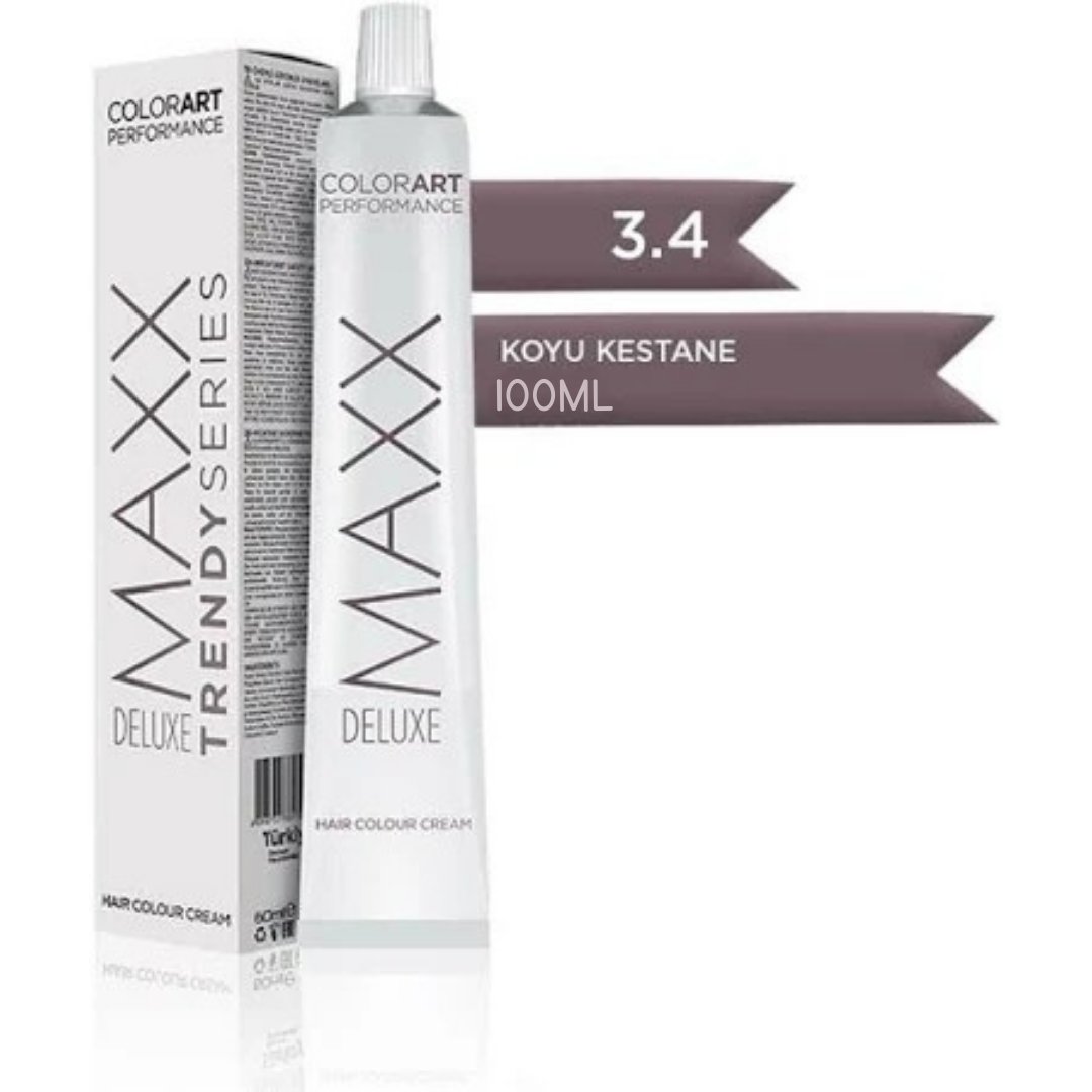 Maxx Deluxe Saç Boyası 100ml. 3-4