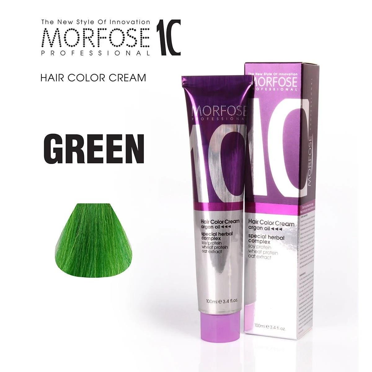 Morfose 10 Saç Boyası Yeşil 100ml.