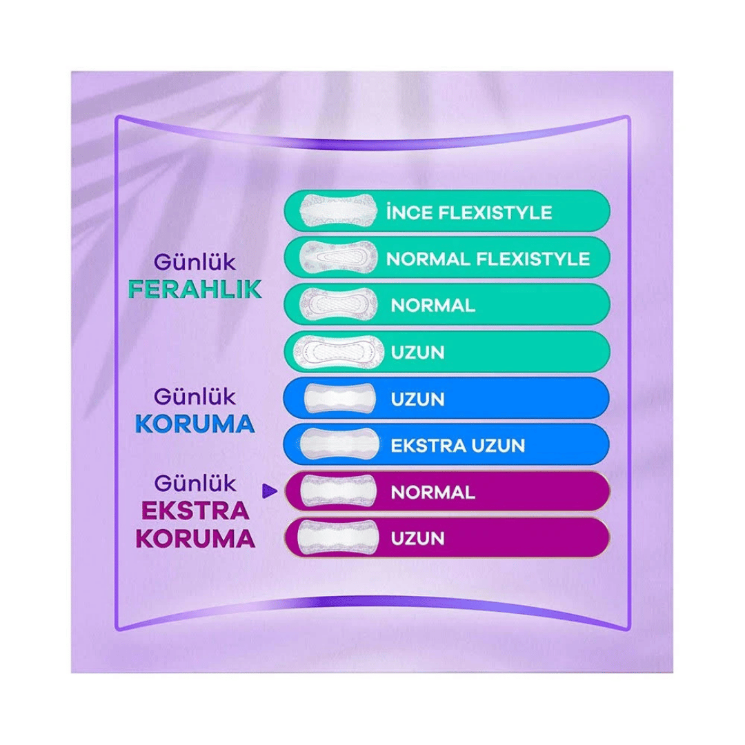 Orkid Günlük Ped 20pcs Uzun