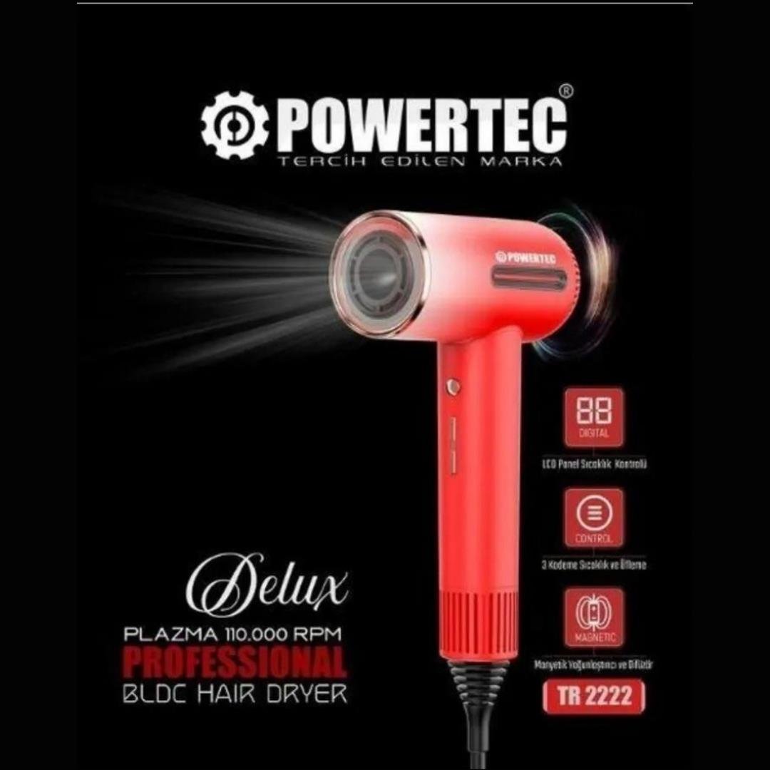 Powertec Plazma Kurutma Makinesi Tr-2222 Kırmızı