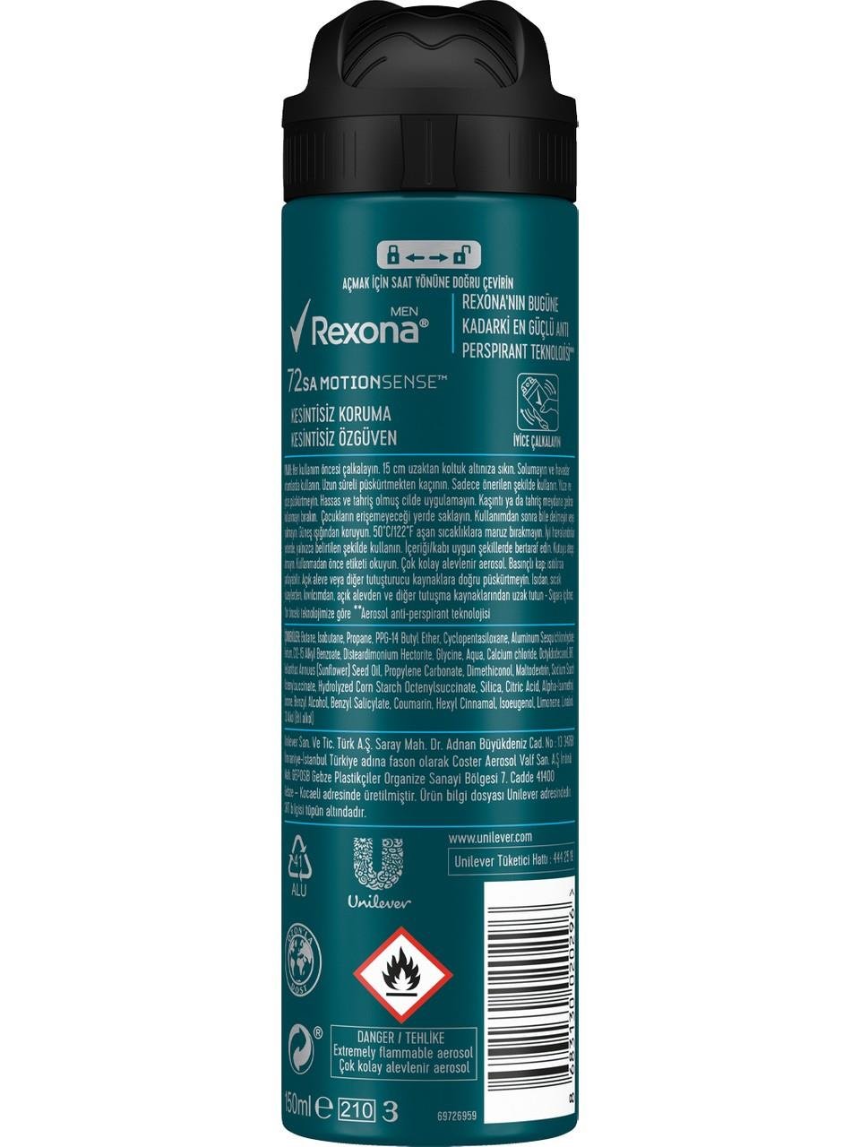 Rexona Men Deo 150Ml. Invısıble Ice Fresh