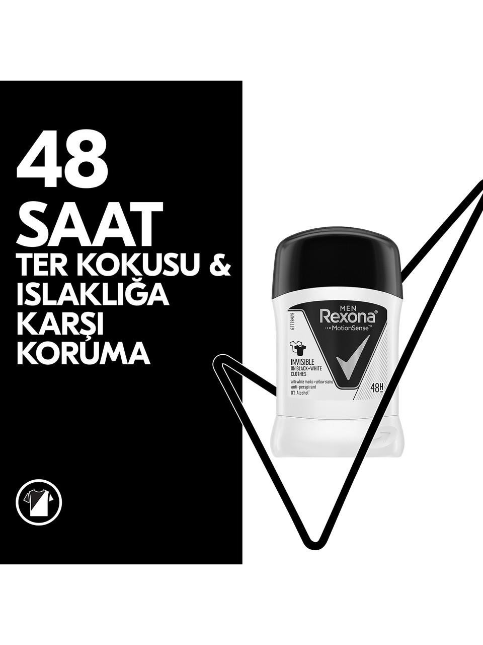 Rexona Stıck 50Ml  Ins.Black&Whıte