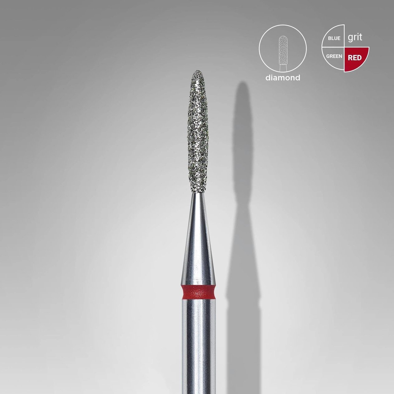 STALEKS PRO ELMAS ALEV FREZE KIRMIZI 1,4mm/8mm