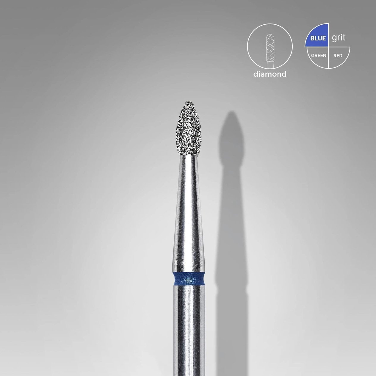 STALEKS PRO ELMAS TOMURCUK FREZE MAVİ 1,8mm/4mm