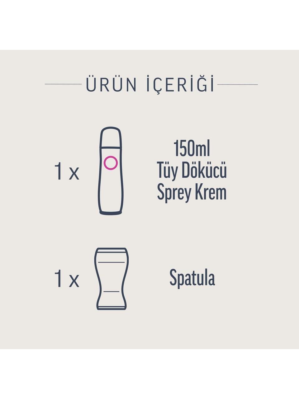 Veet Tüy Dökücü Sprey Mavı 150Ml.