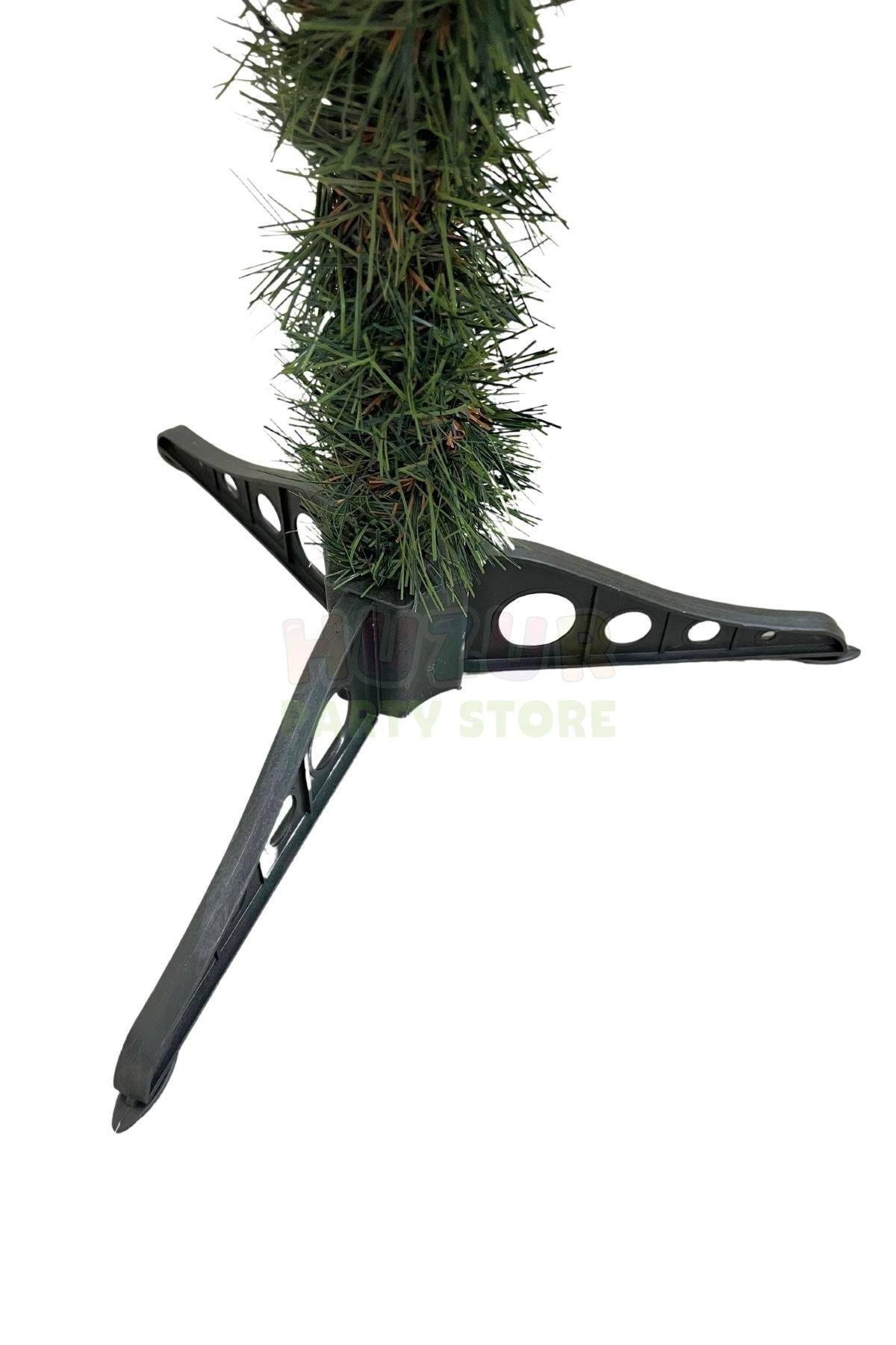 150 Cm Yılbaşı Çam Ağacı 114 Dallı Yeni Yıl Noel Ağacı Plastik Ayaklı Demir Gövdeli Ekonomik Model