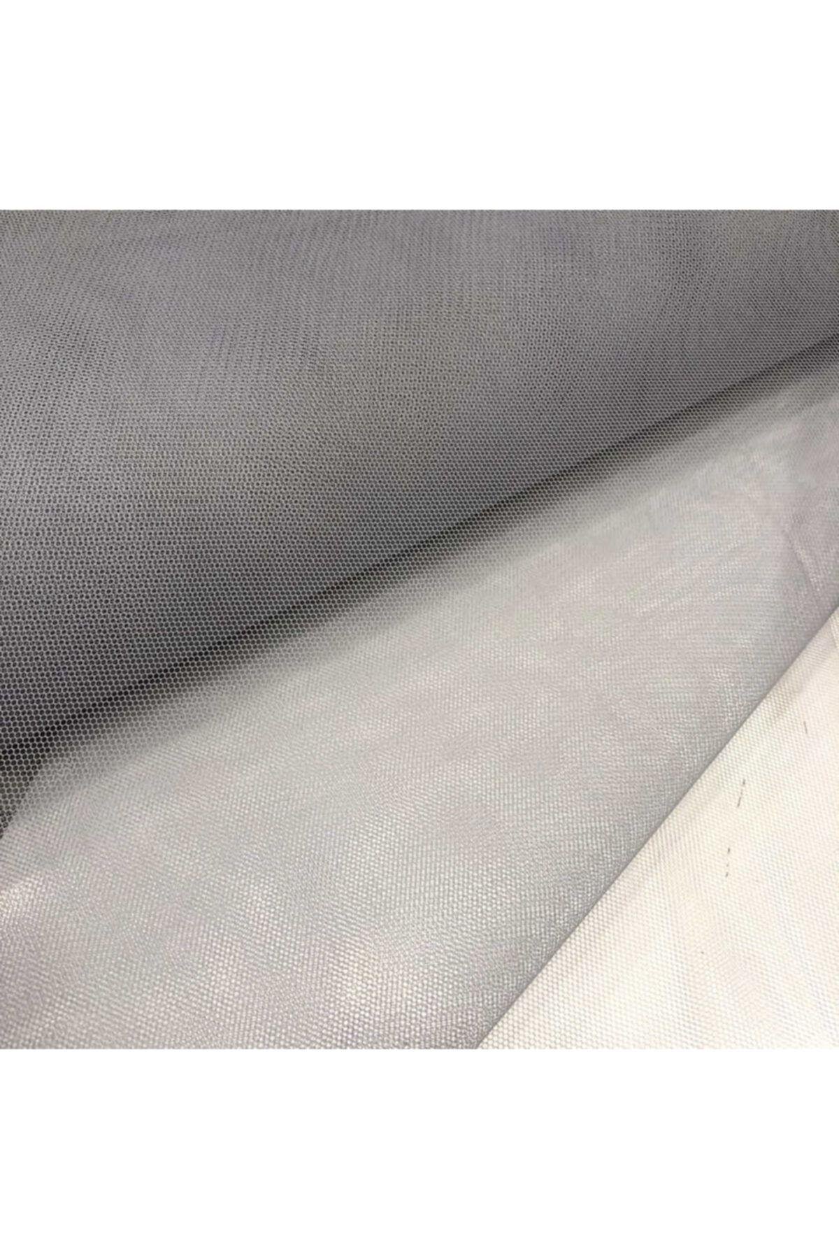 Gümüş Renk 10 Metre Grek Petek Tül Kumaş En 2 Metre Gri Silver Nişan Bohçası Valiz Oda Kapı Süsü