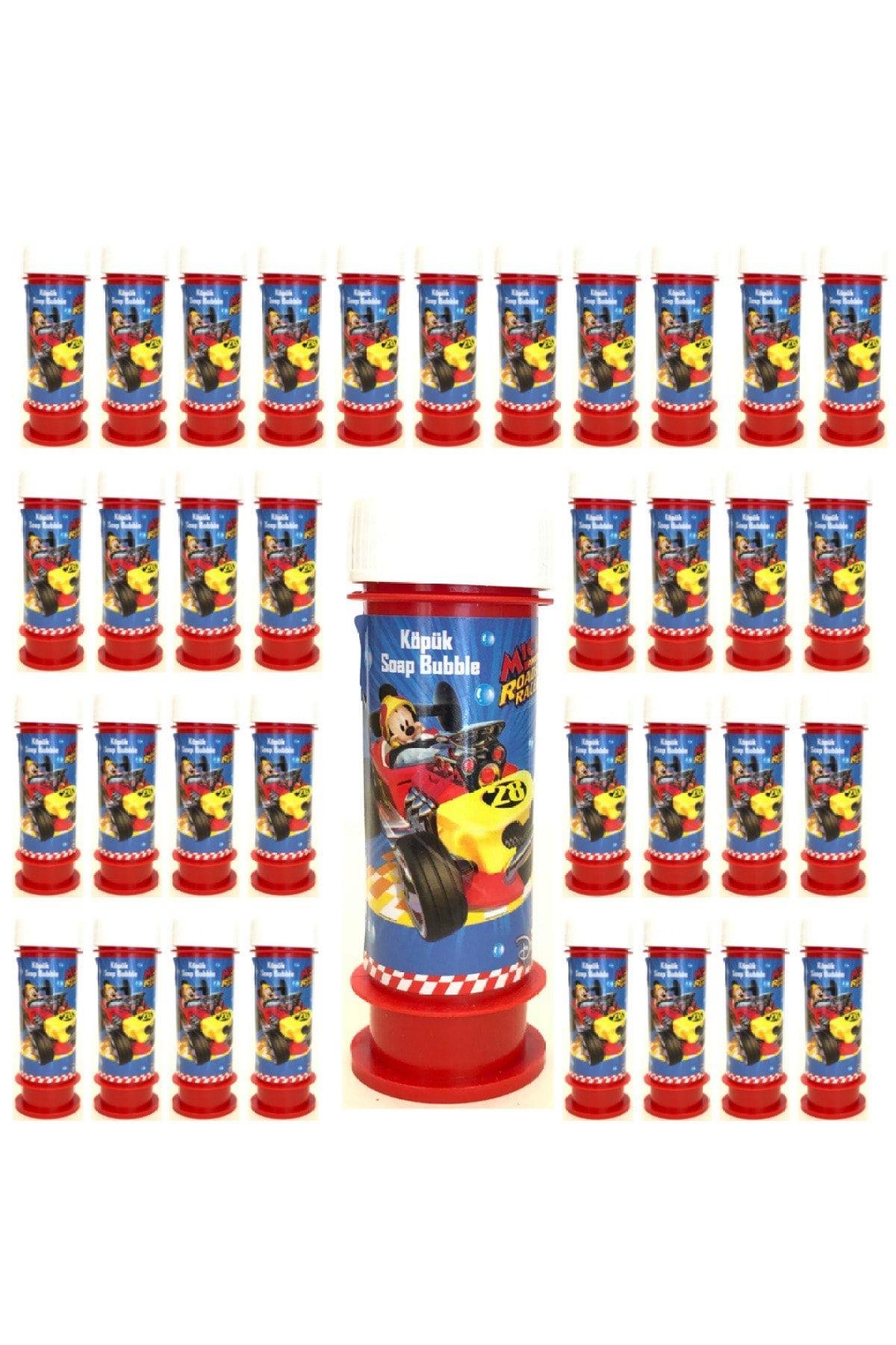 Mickey Mouse Temalı 36'lı Köpük Balon Mickey Fare Karakter Figürlü Köpük Baloncuk 60 Ml