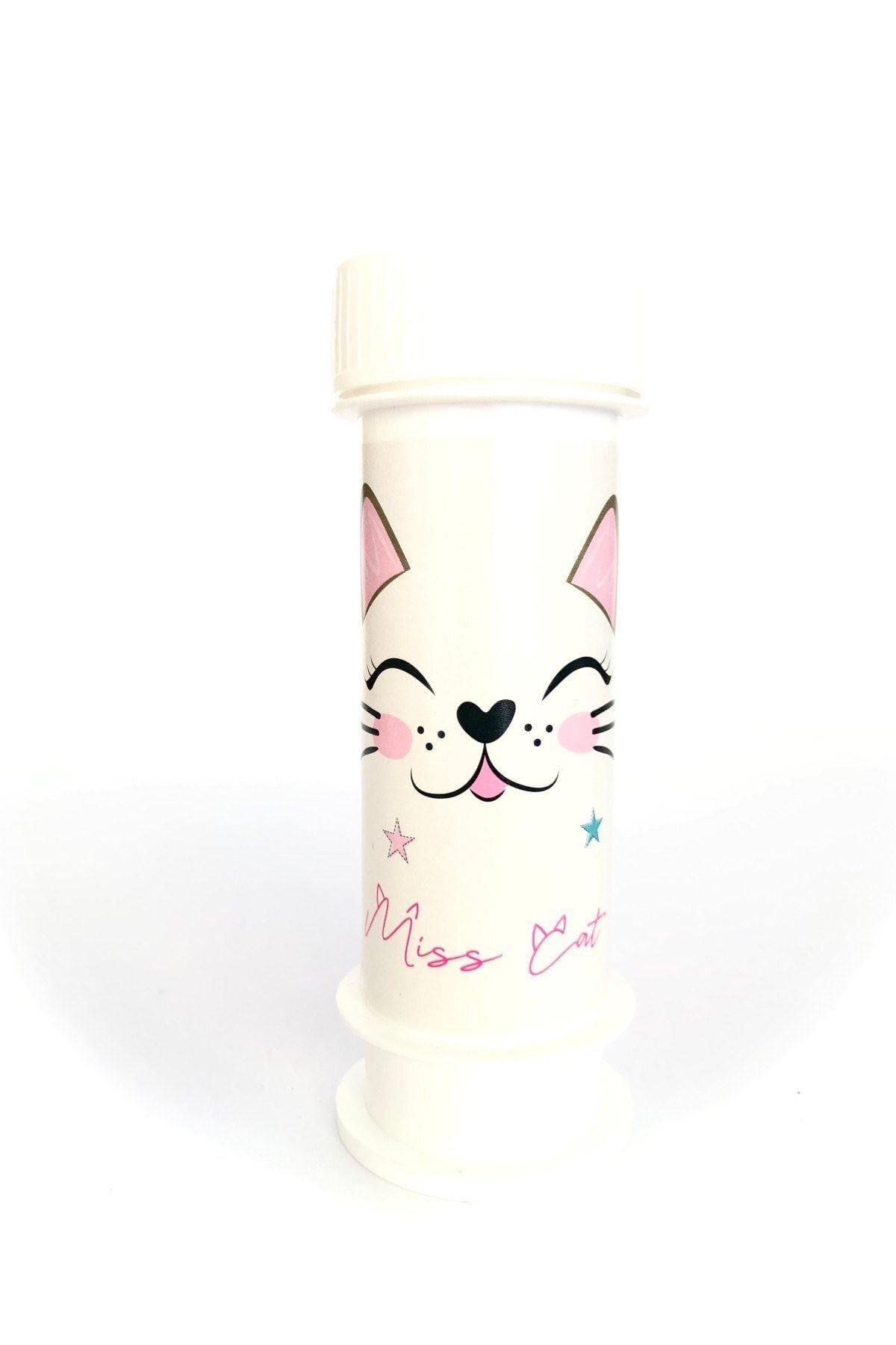 Miss Cat Temalı 5'li Köpük Balon Miss Cat Kedili Figür Karakter Konseptli Köpük Baloncuk 60 Ml