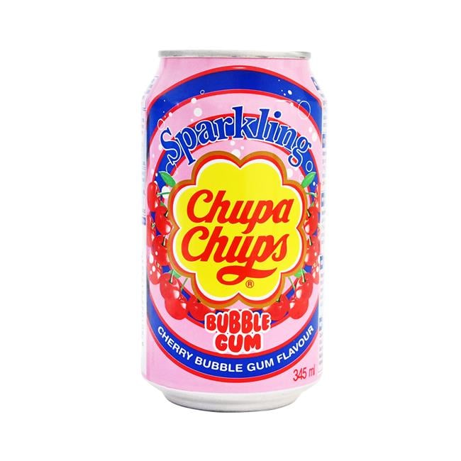 CHUPA CHUPS SPAR DRINK BUBBLE GUM CHERRY 345 ML