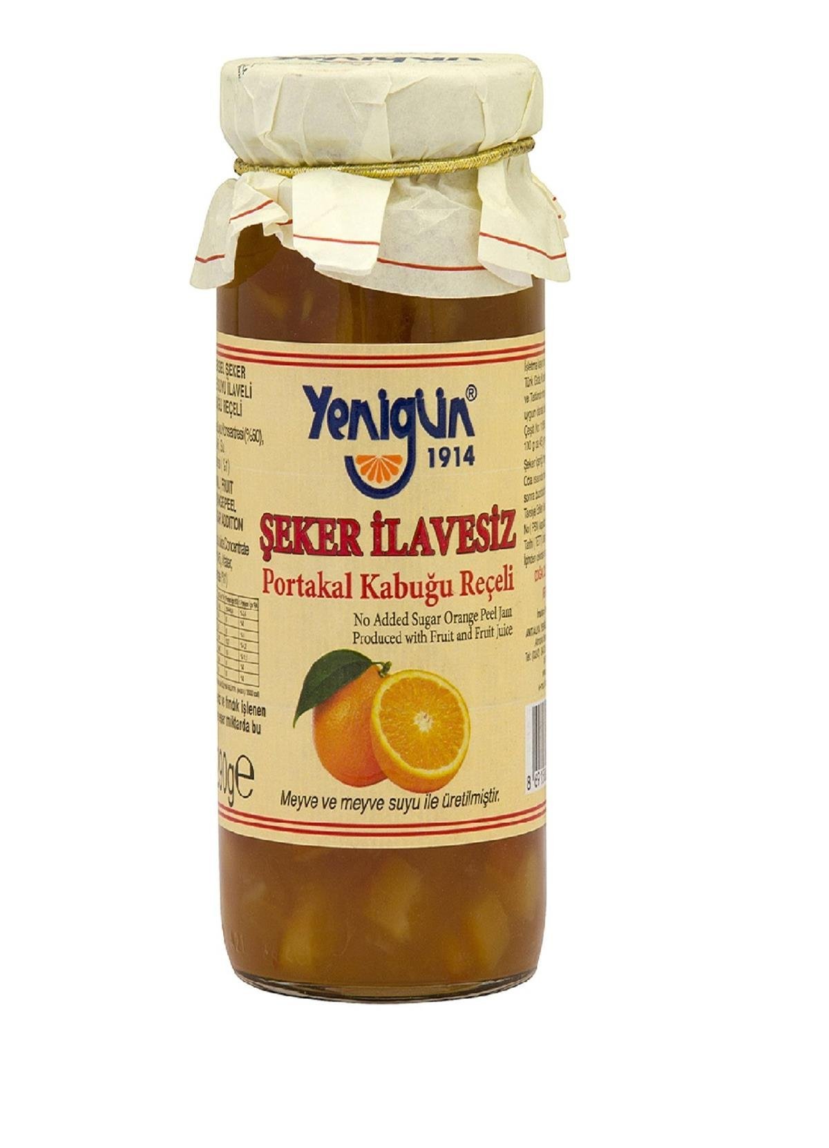 YENIGUN SEKERSIZ PORTAKAL RECELI 290GR