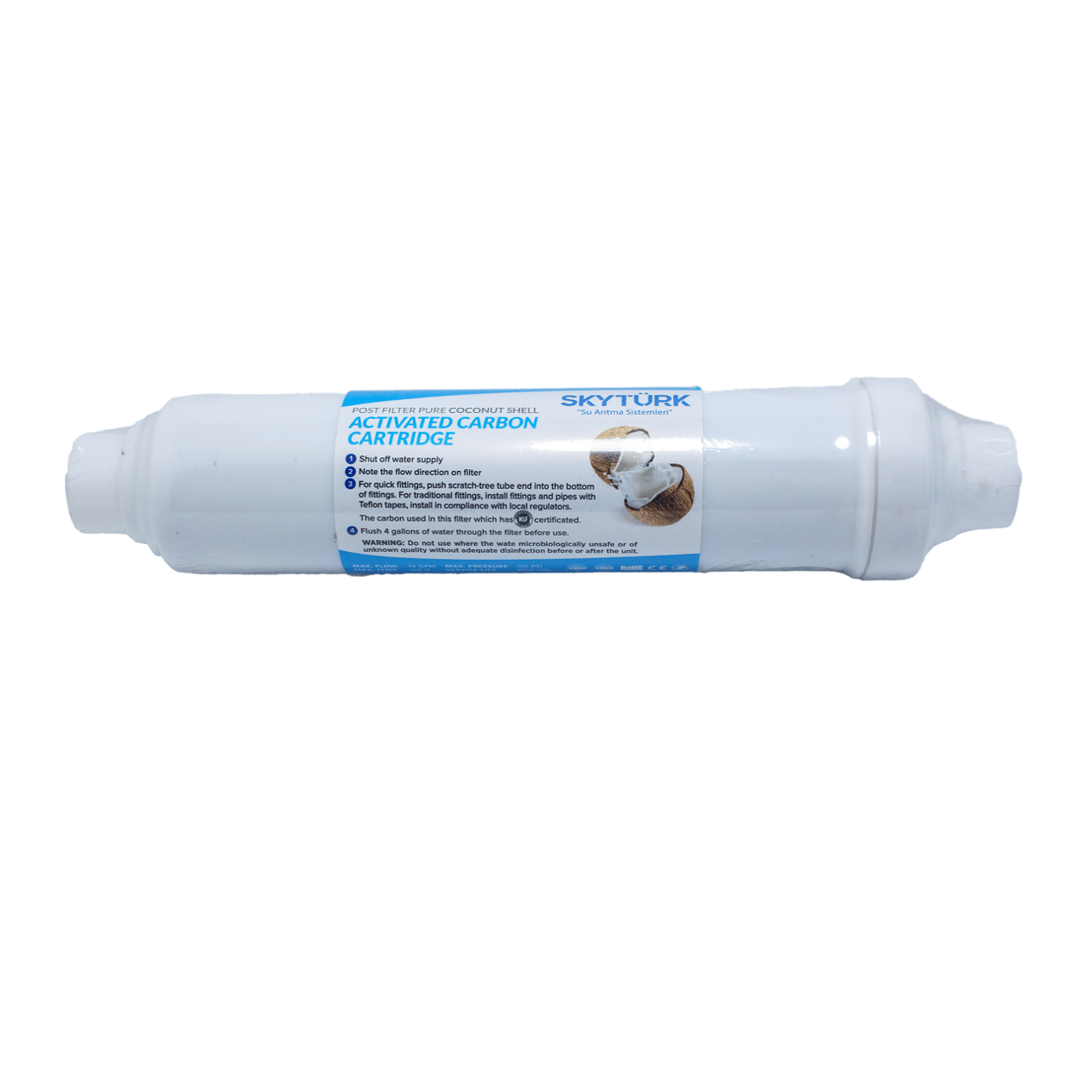 SKYTÜRK 10'' Çubuklu Post Karbon (1100 İODINE)