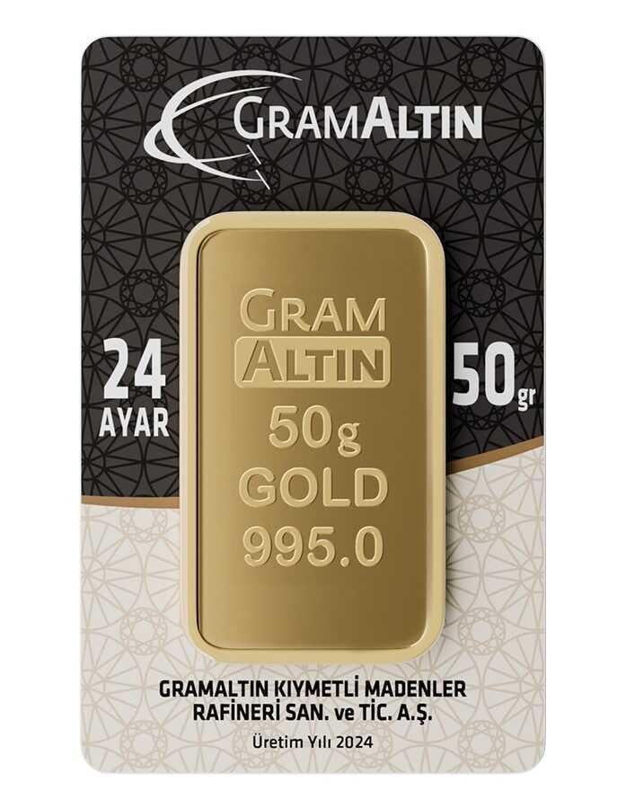 50 GRAM 24 AYAR İAR GRAM ALTIN