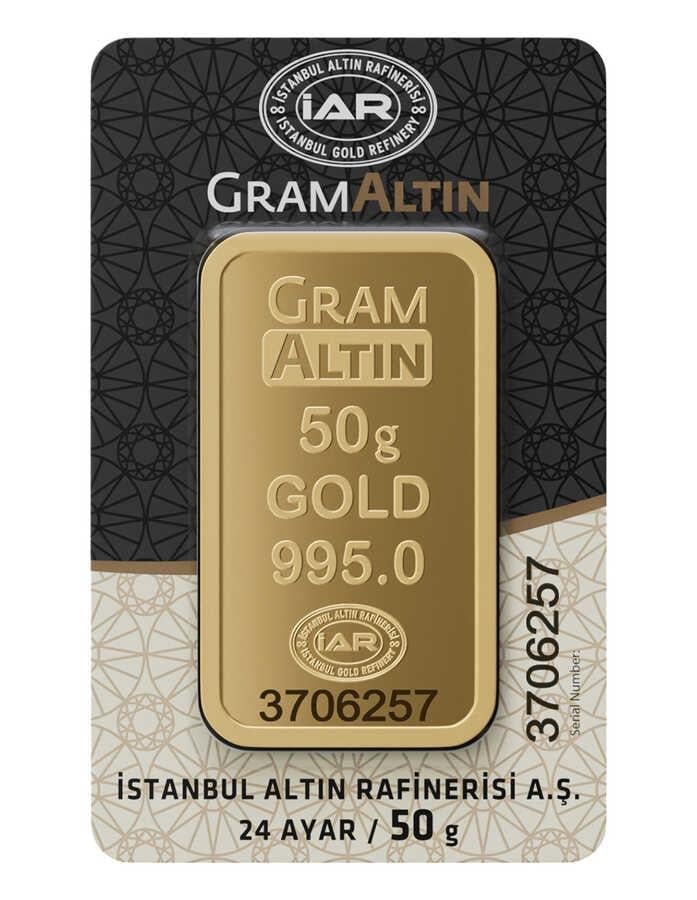 50 GRAM 24 AYAR İAR GRAM ALTIN