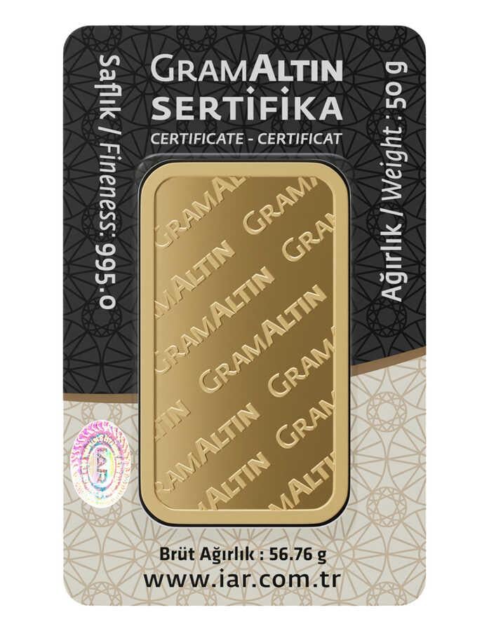 50 GRAM 24 AYAR İAR GRAM ALTIN