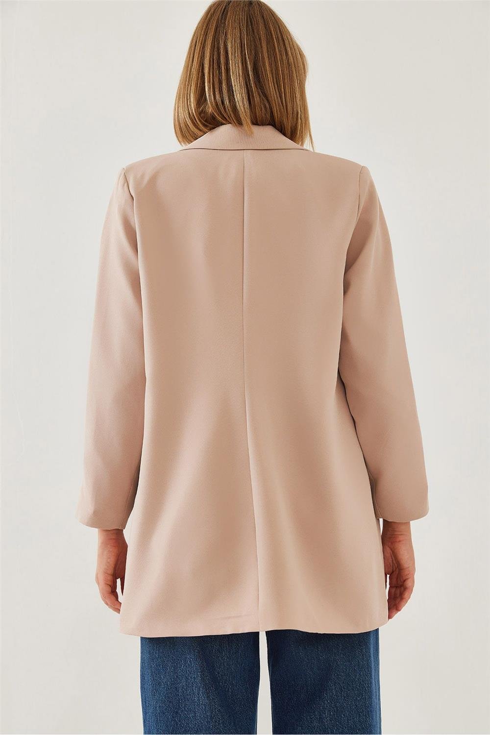 Kruvaze Blazer Ceket MBMS045 60501045 - Ekru