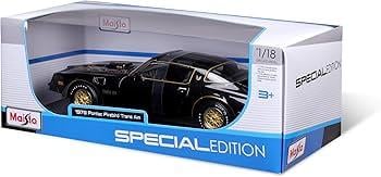1/18 Pontiac Firebird Trans Am 1978 Black (Maisto)