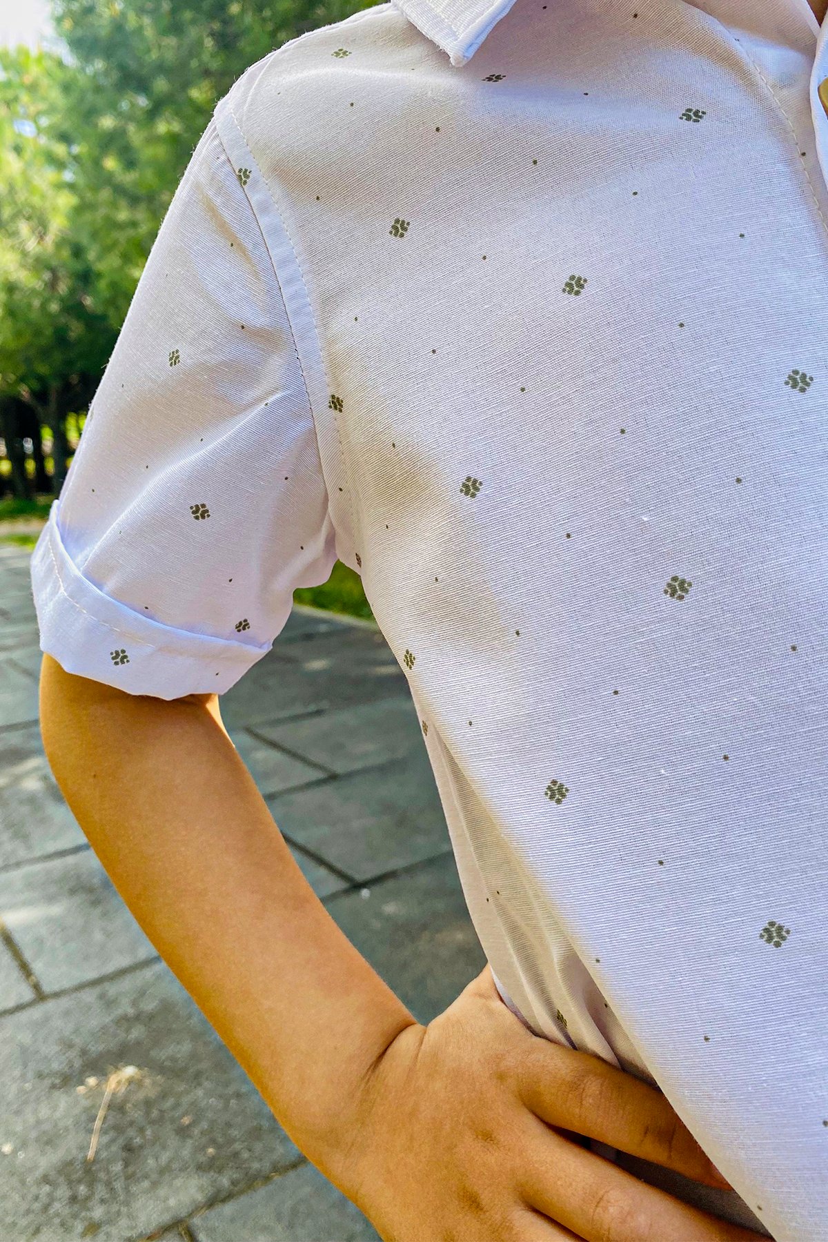 Erkek Alt Üst TakımLulukidsErkek Çocuk Spor Yazlık Alt Üst Takım Şort ve Gömlek 