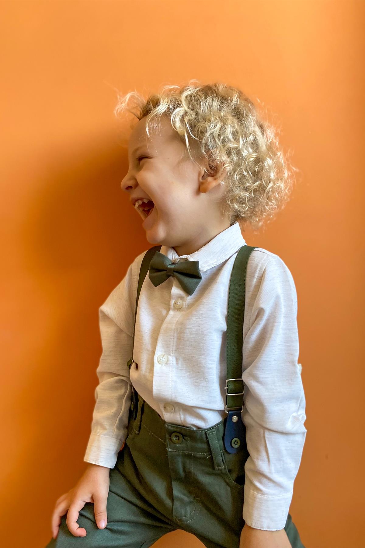 Takım ElbiseLULU KidsErkek Çocuk Takım Elbise Papyonlu Ve Slopetli ''ahenk''modeli