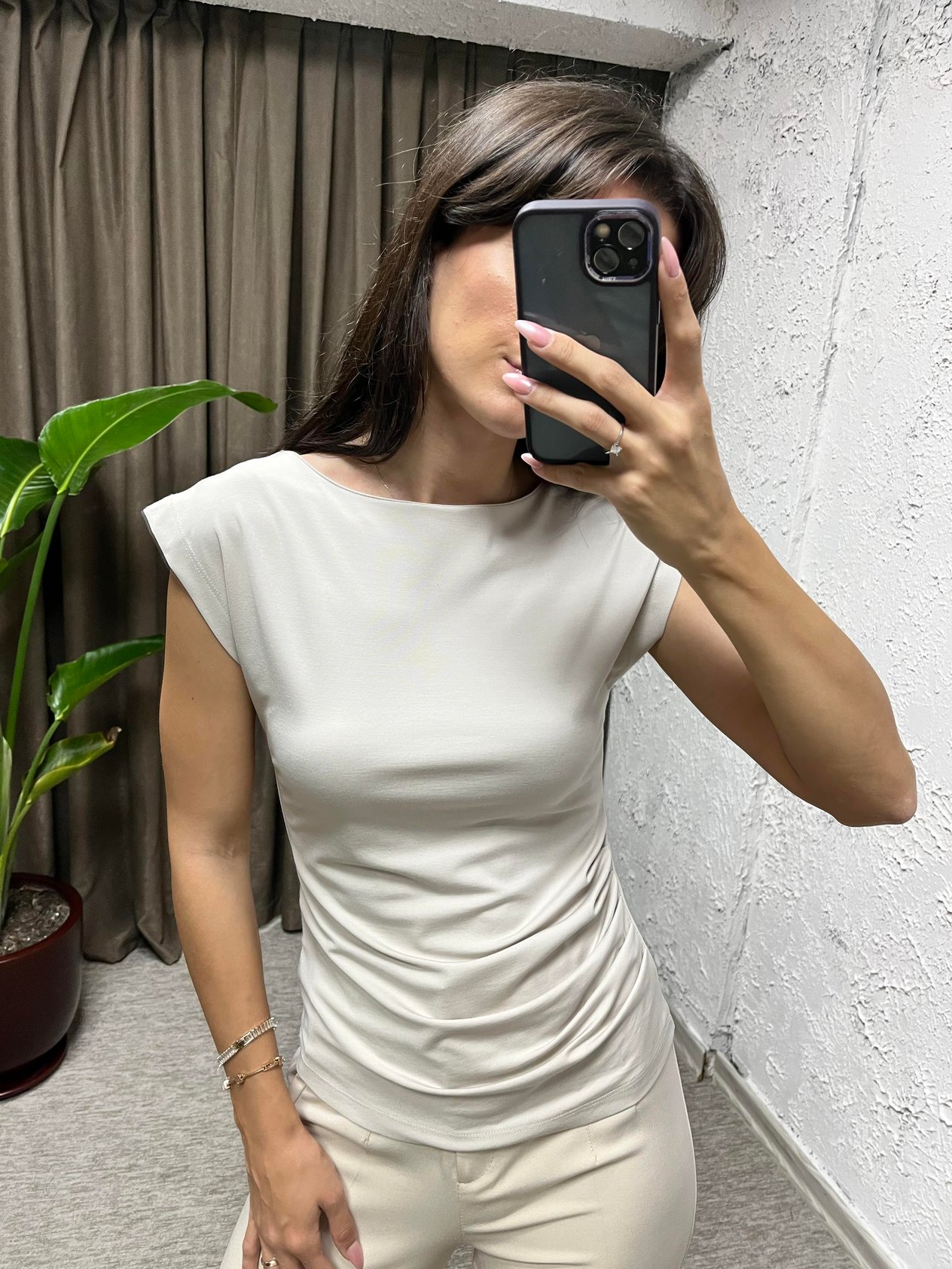 Oysh kumaş bluz-160