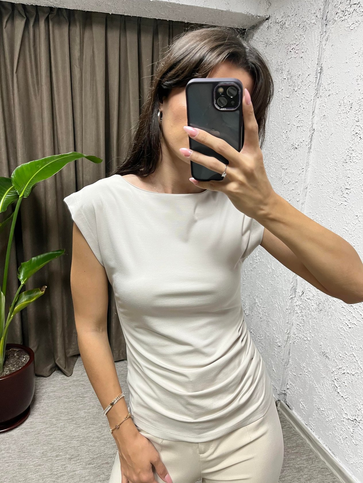 Oysh kumaş bluz-160