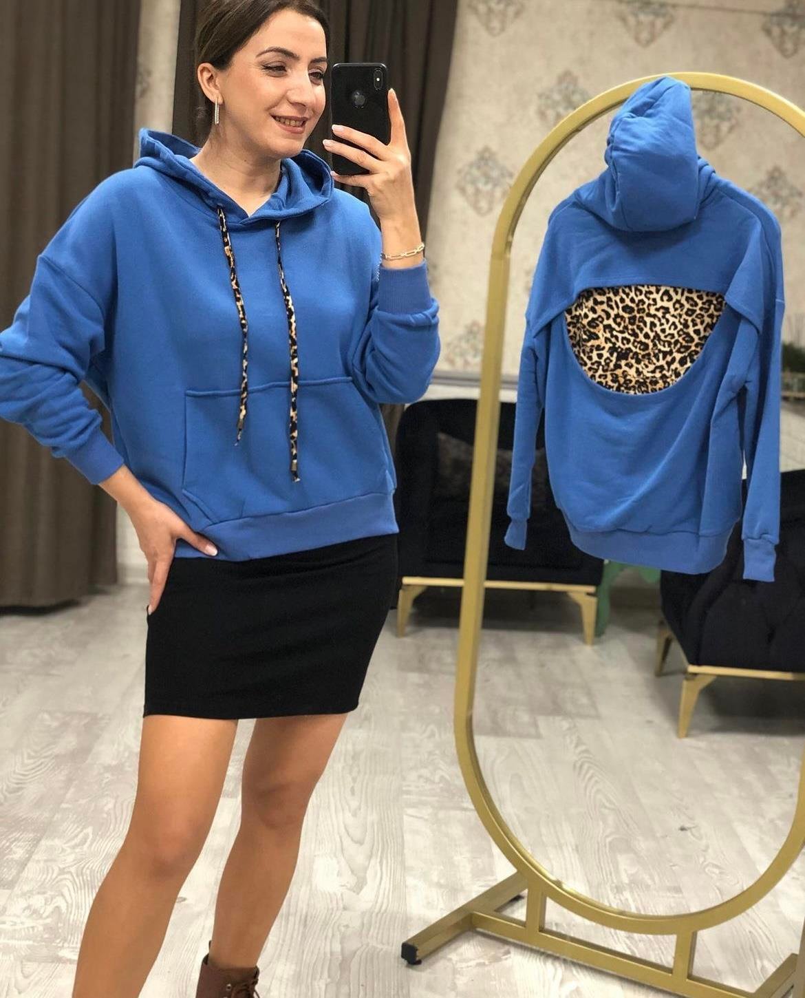 Sırt leopar Sweat-160