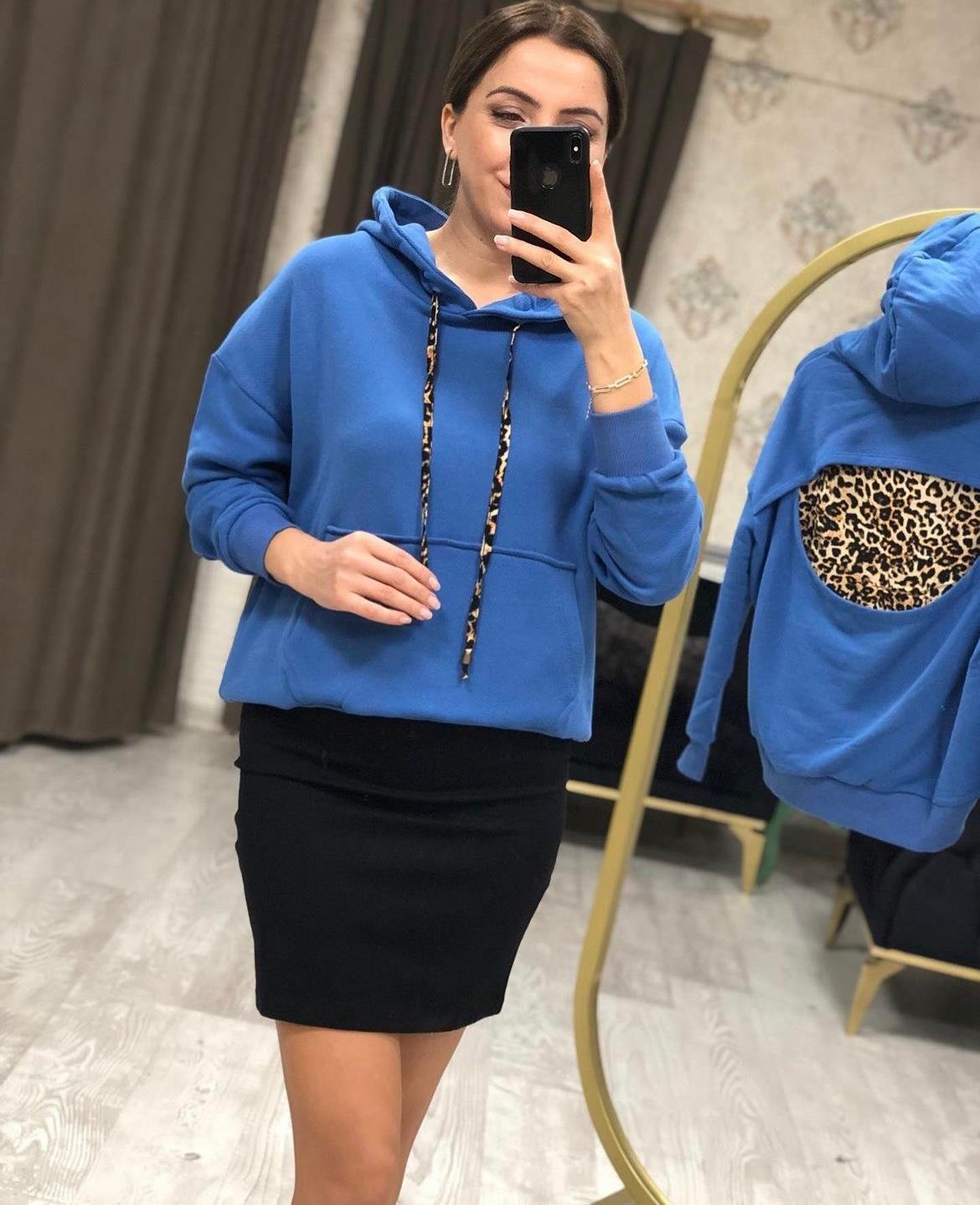 Sırt leopar Sweat-160
