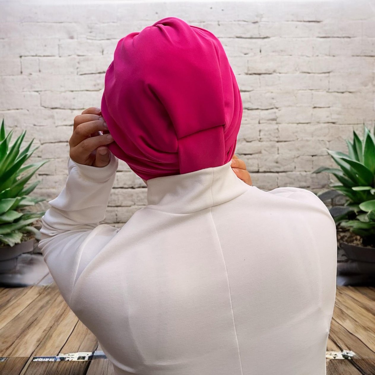 Düğüm bone şeker pembe