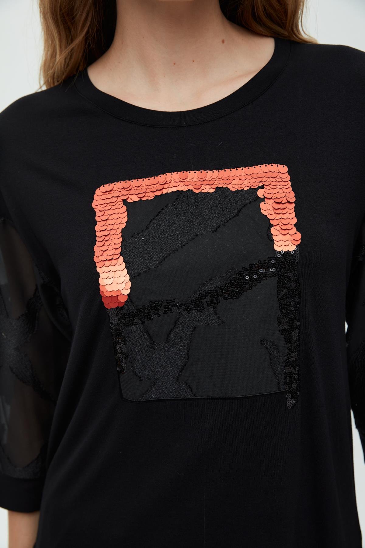 Kiremit Küpe Pullu Truvakar T-Shirt