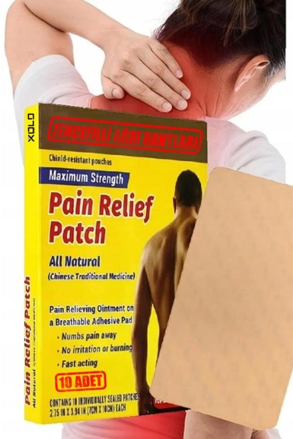 Zencefilli Pain Relief Patch Ağrı Bandı 10 Adet