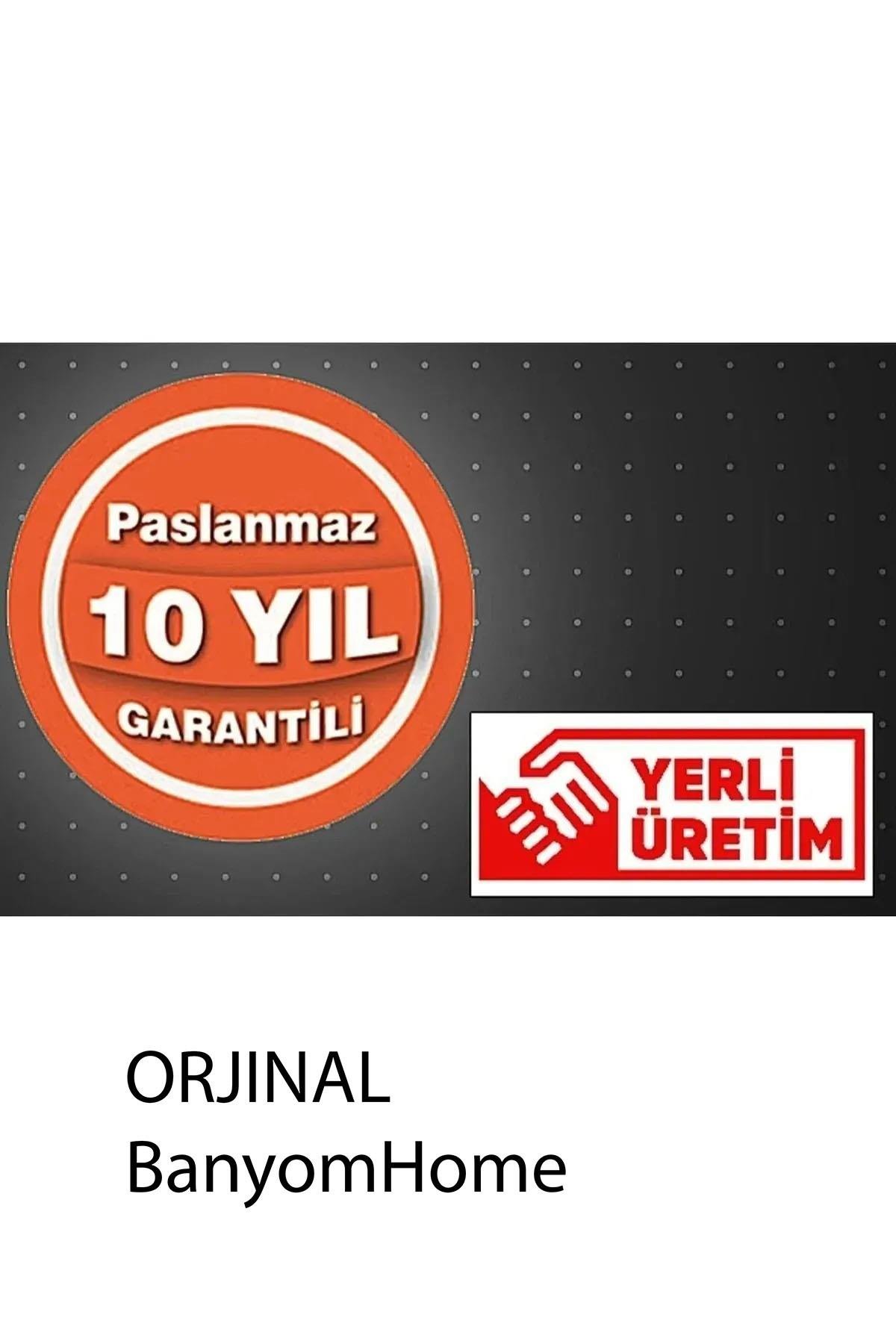 Çelik Banyo Paslanmaz Pirinç Kenzo  Uzun Havluluk 50cm 