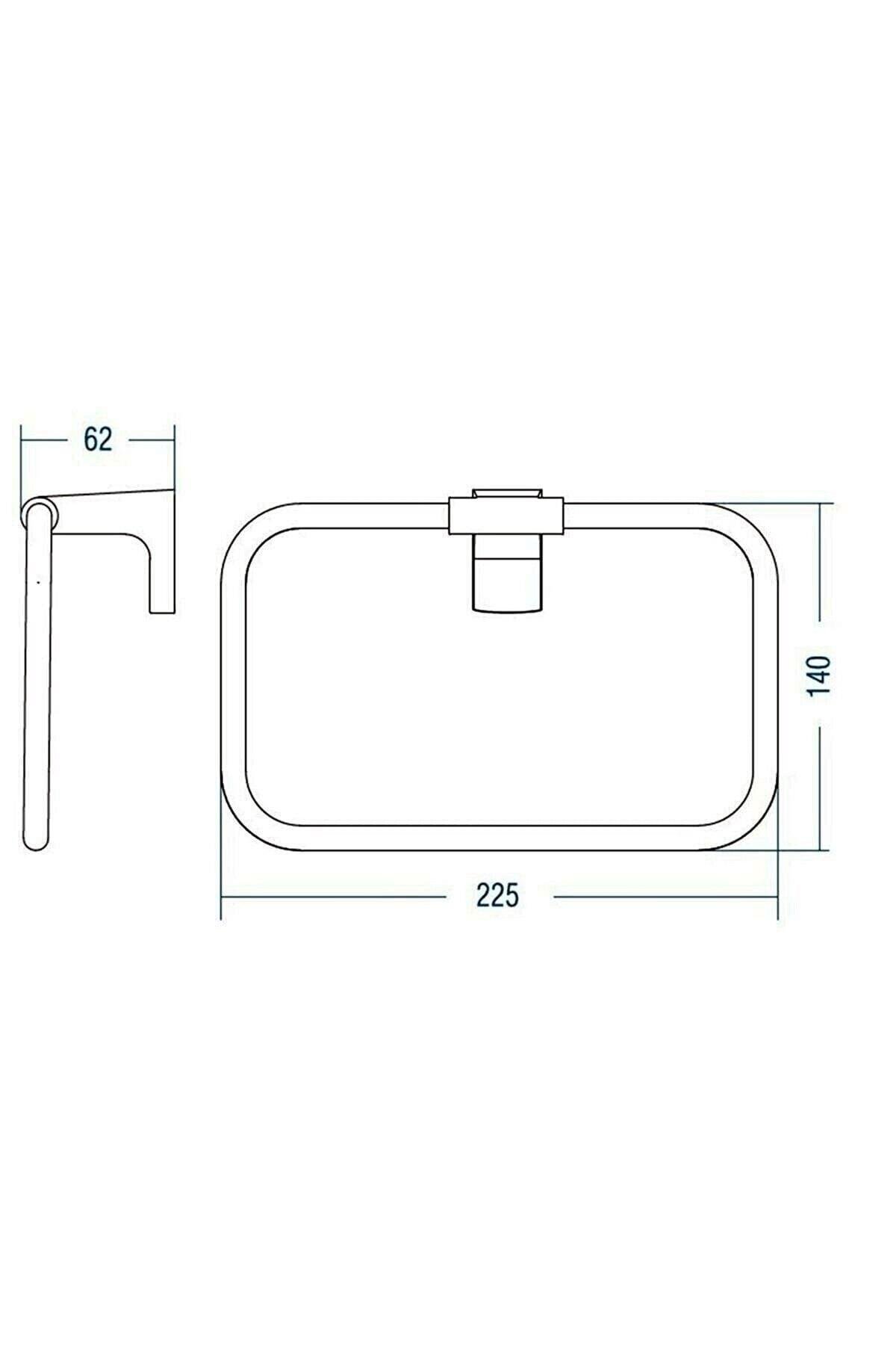Paslanmaz F1 Mat Siyah Üçlü Set Tuvalet Kağıtlık,havluluk,askılık Siyah