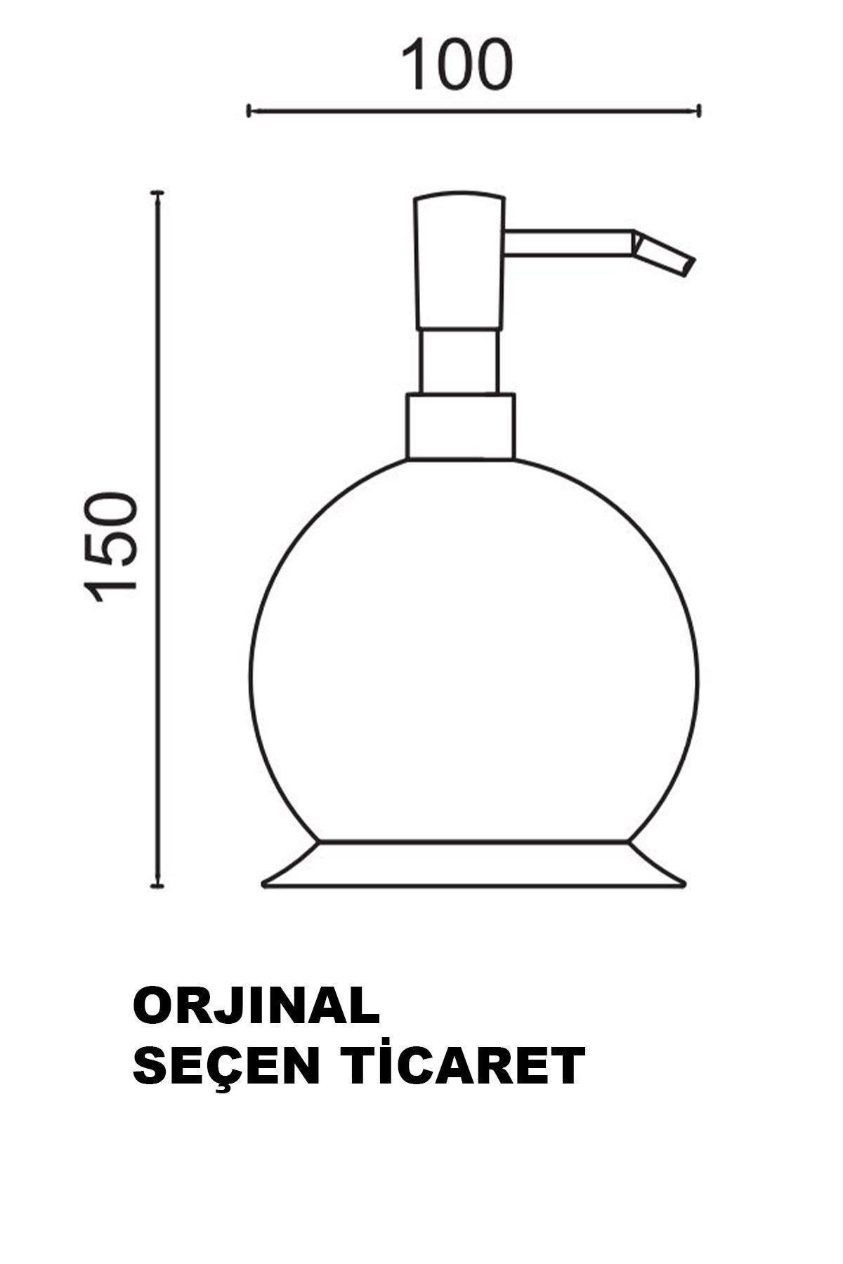 Paslanmaz Komple Pirinç Küre Metal Sıvı Sabunluk
