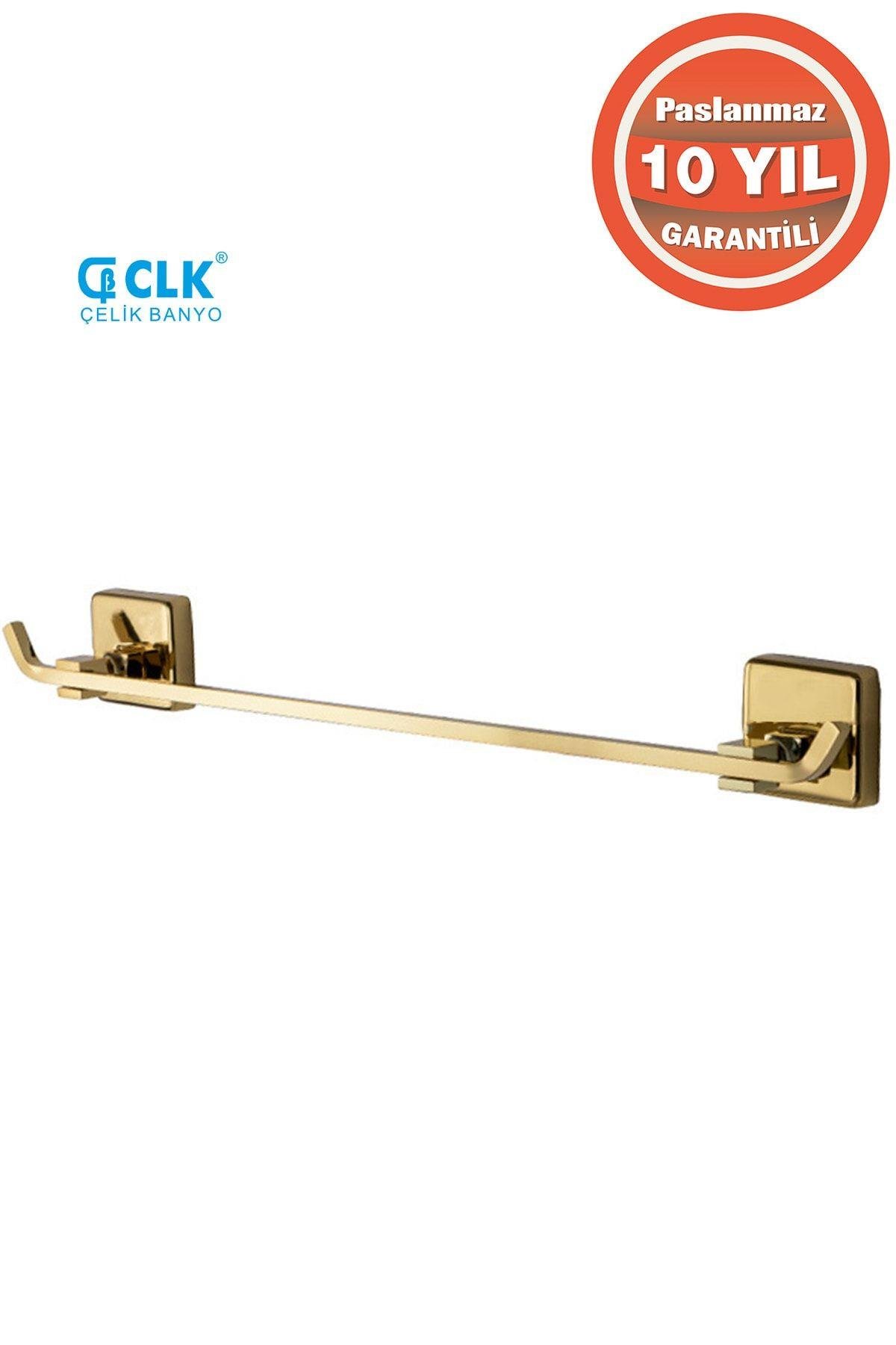 Paslanmaz Pirinç 50 Cm Kumru Uzun Havluluk 50 Cm Altın