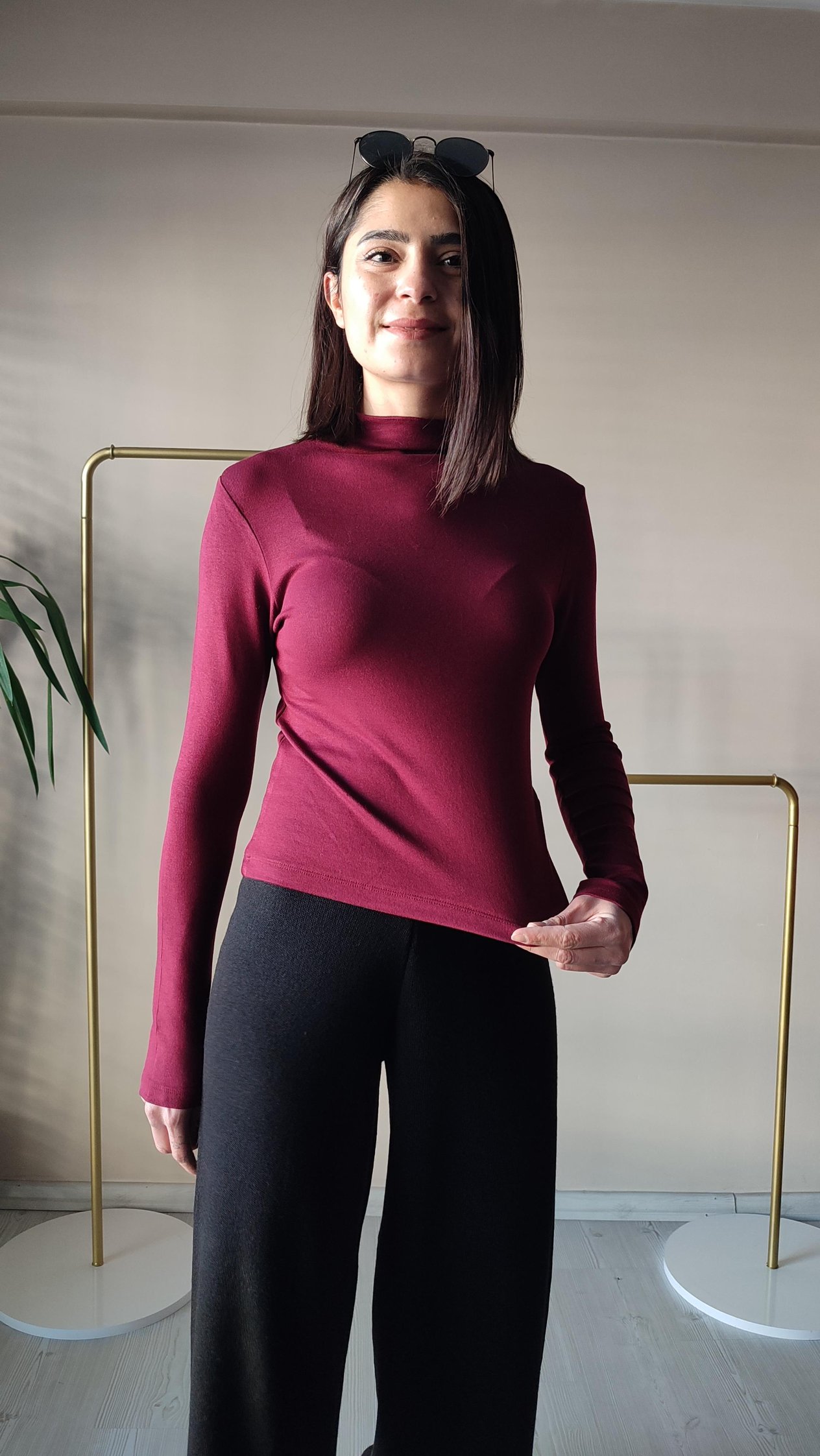 Bordo dik Yaka Body