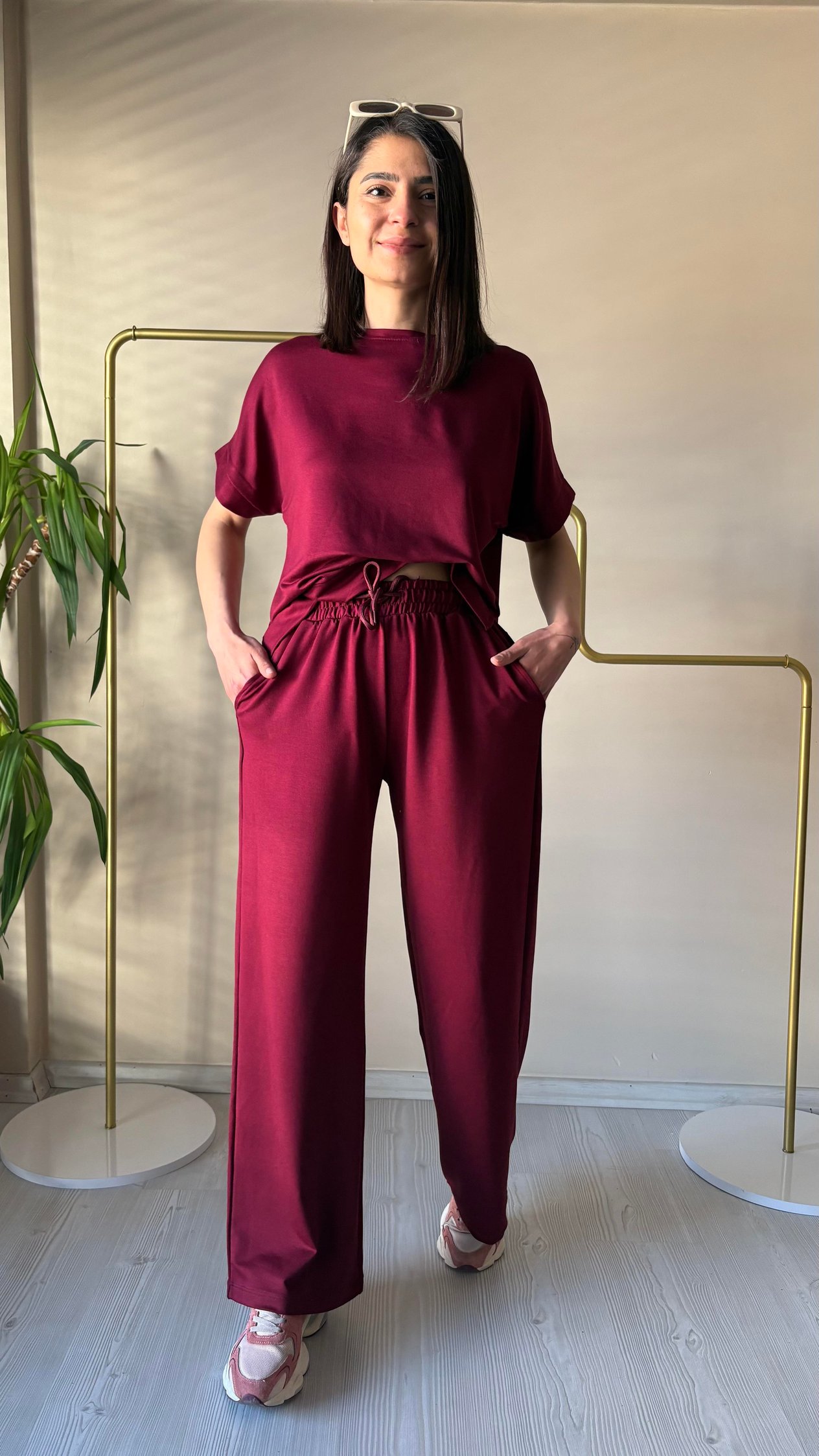 Bordo Kristal Takım