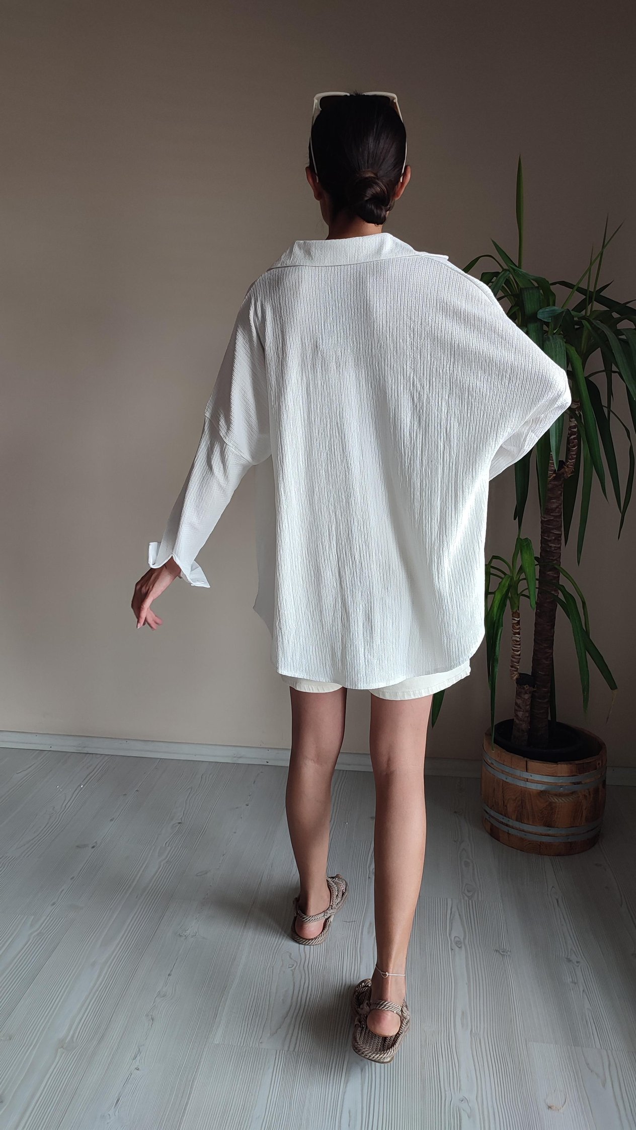 Bürümcük oversize Gömlekler 