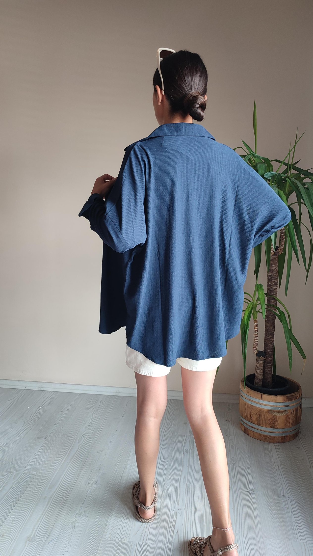Bürümcük oversize Gömlekler 