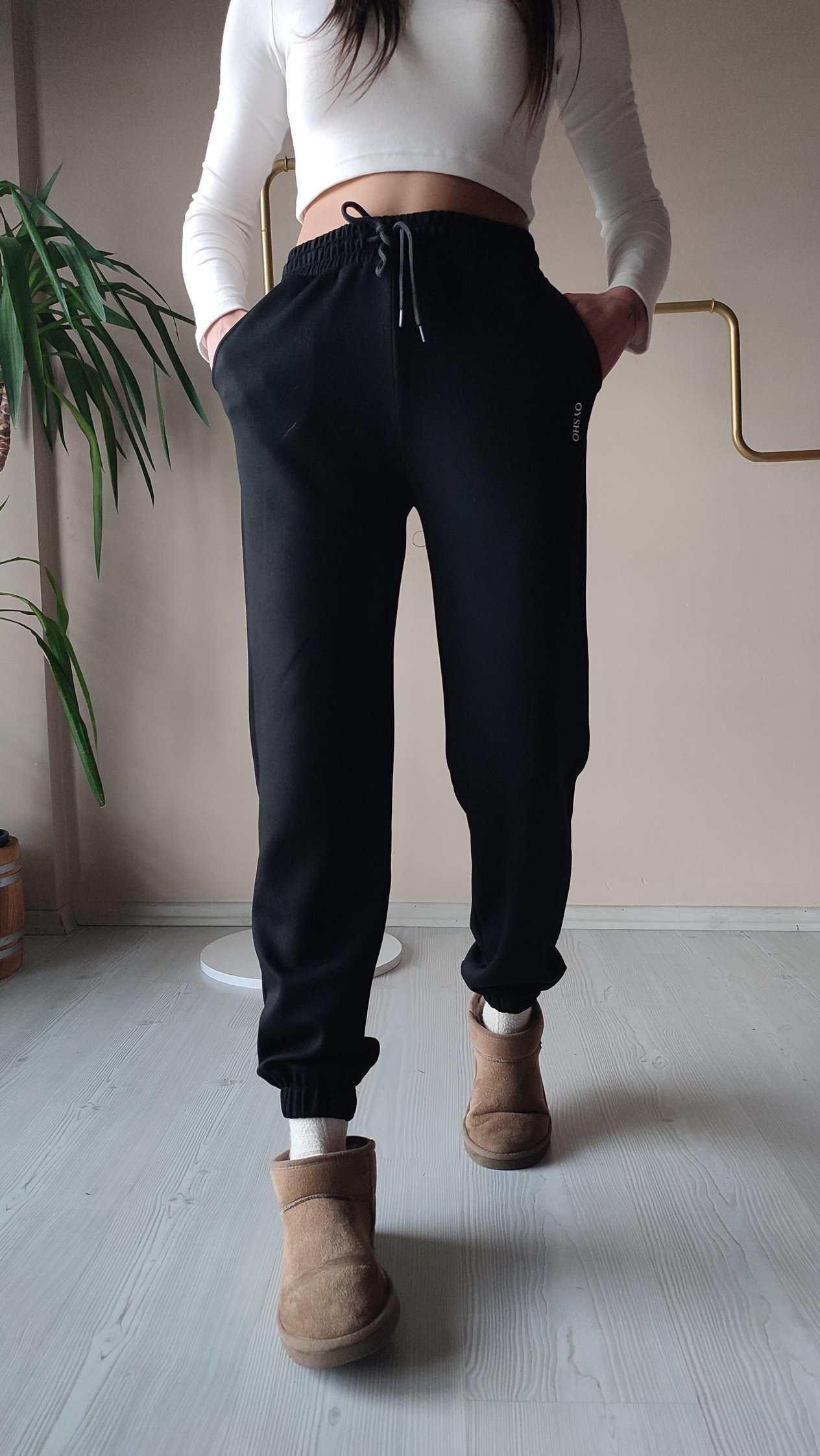 Modal paça lastikli jogger 