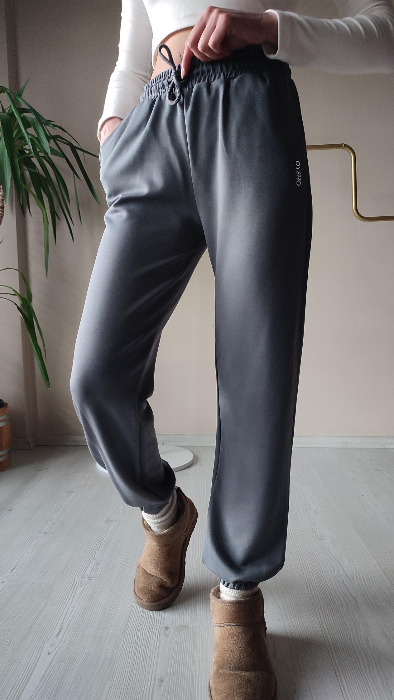 Modal paça lastikli jogger 