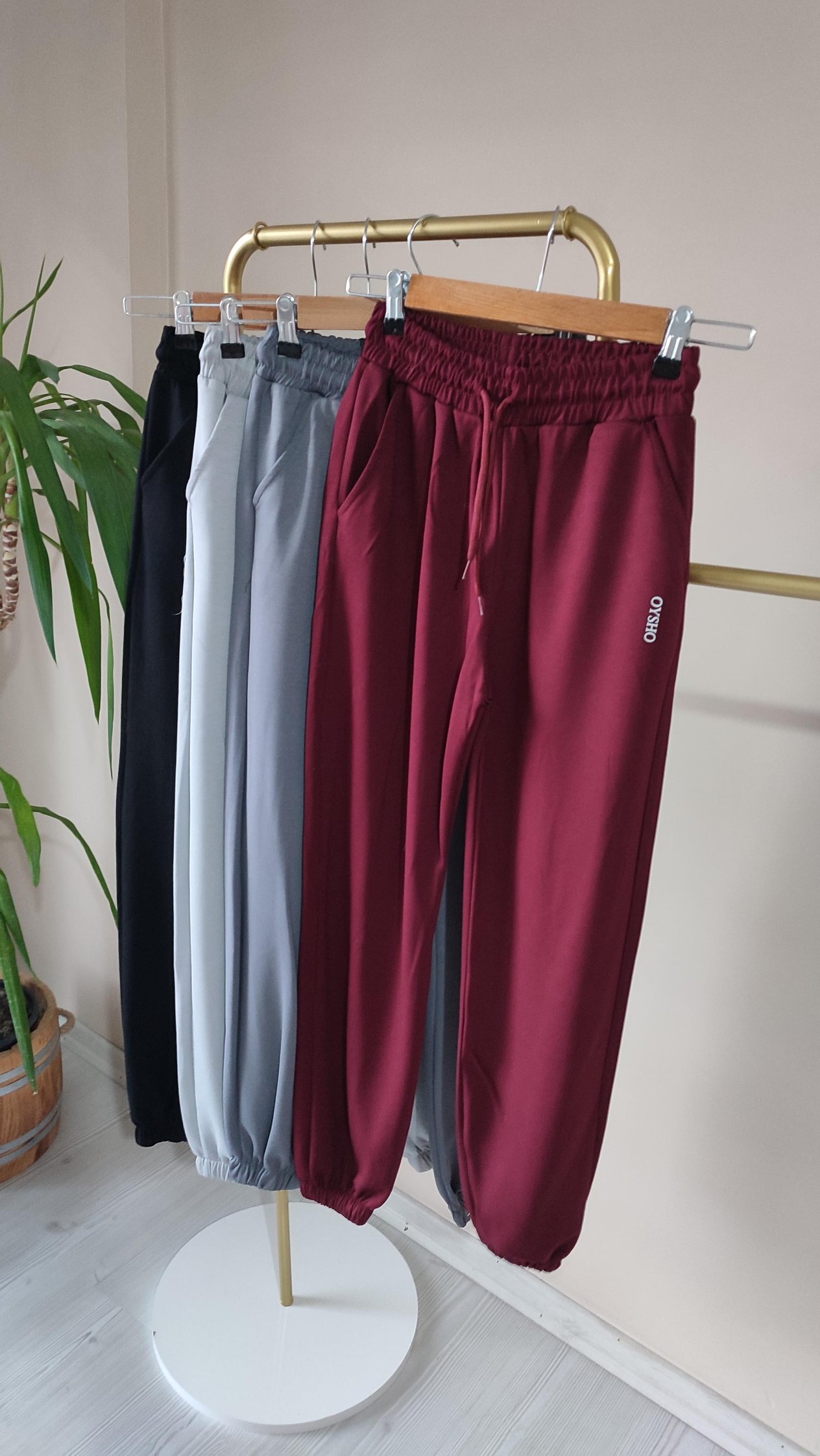 Modal paça lastikli jogger 