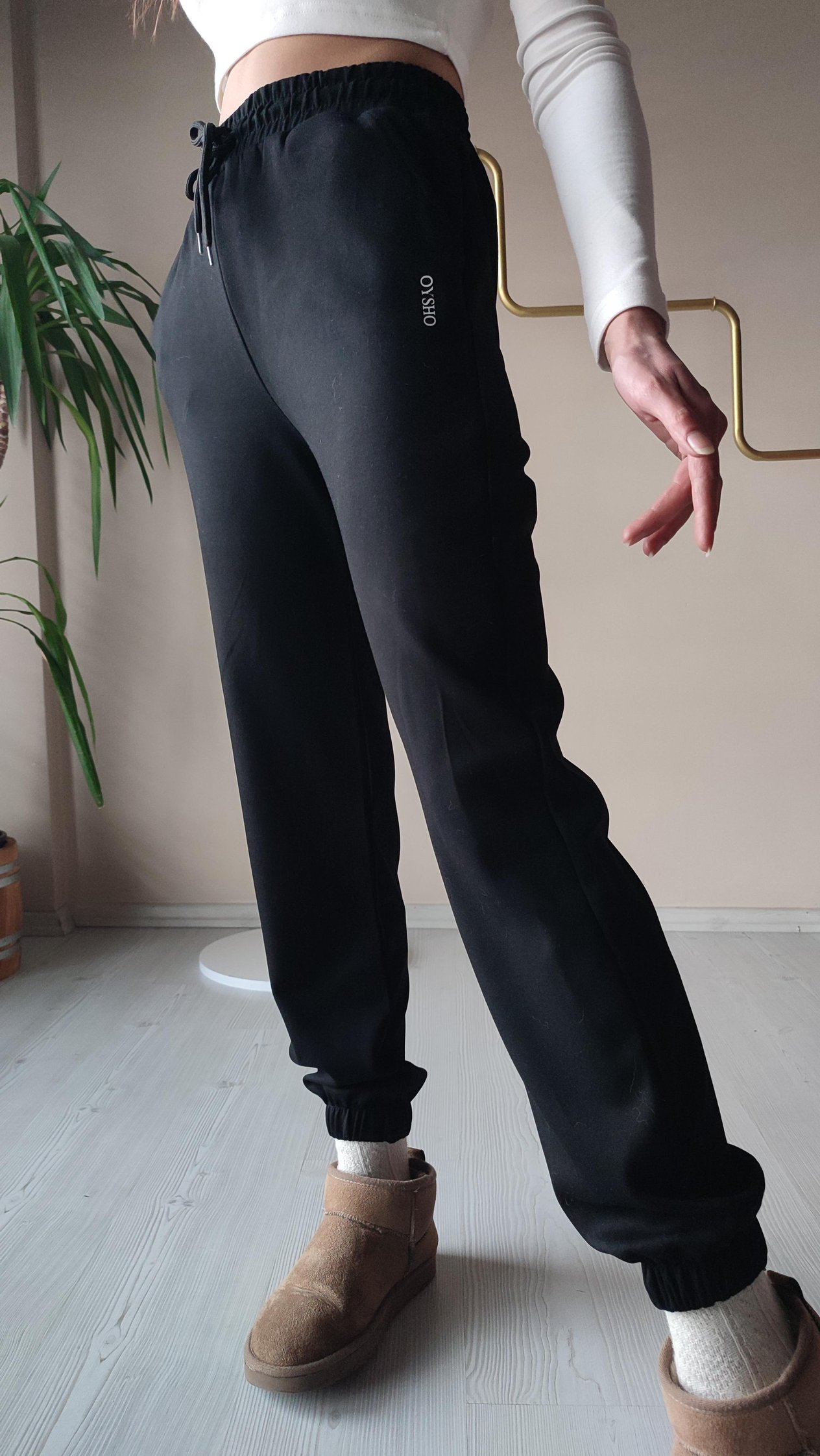 Modal paça lastikli jogger 
