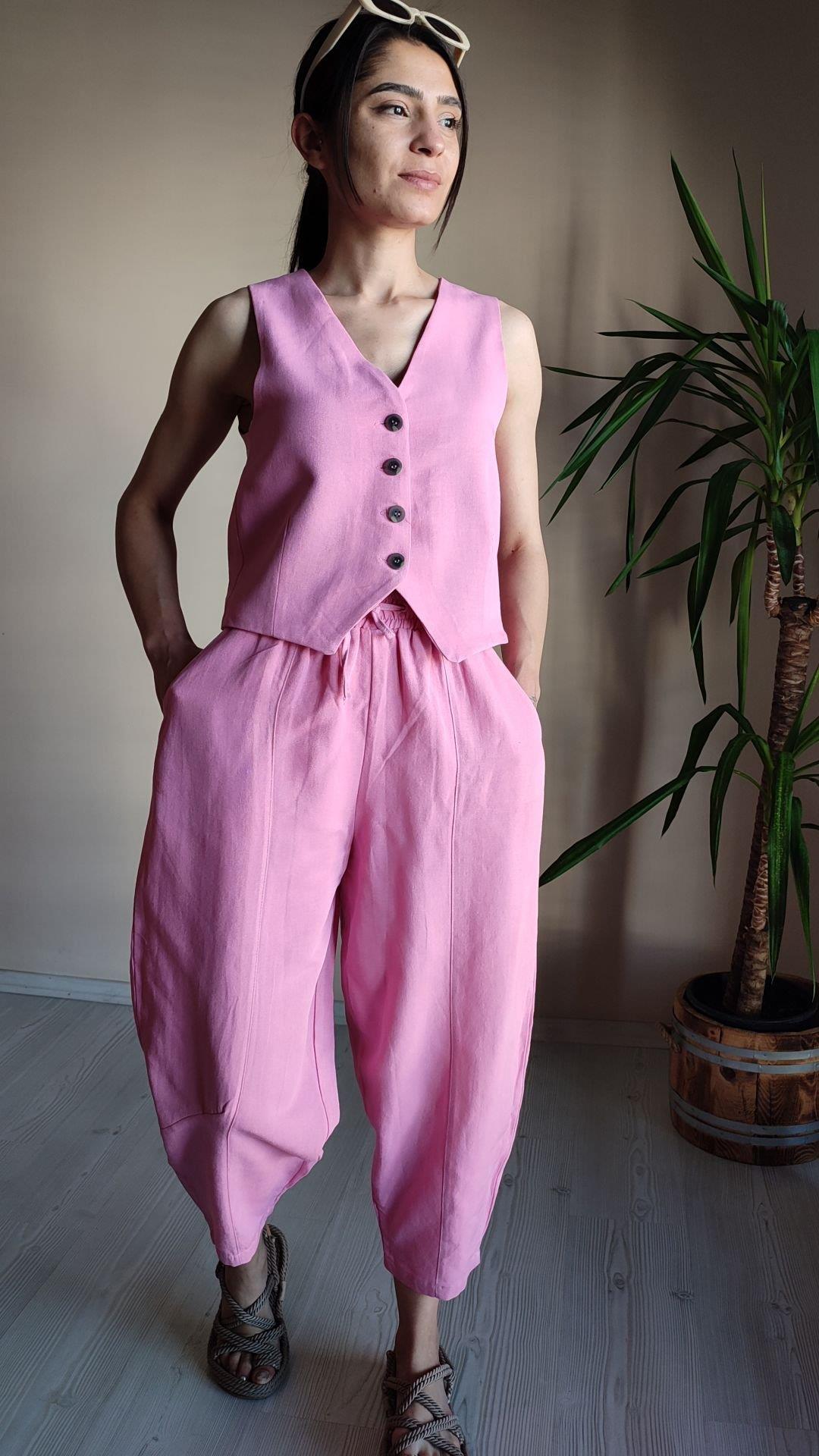 Pembe Yelekli İkili Takım