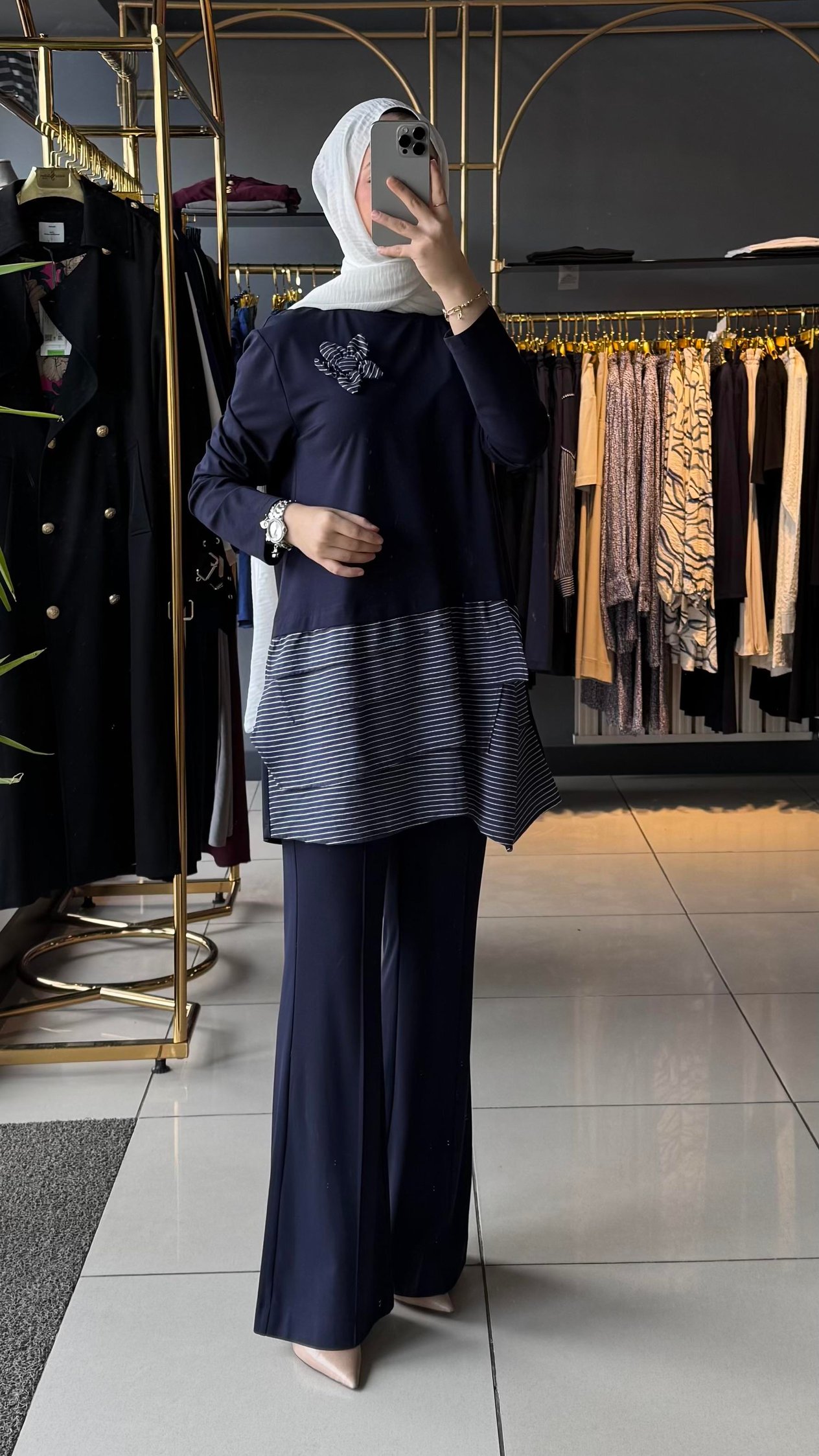 CLOCHE PANTOLON LACİVERT