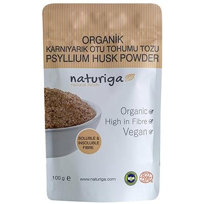 Organik Karnıyarık Otu Tohumu Tozu (Psyllium Husk)